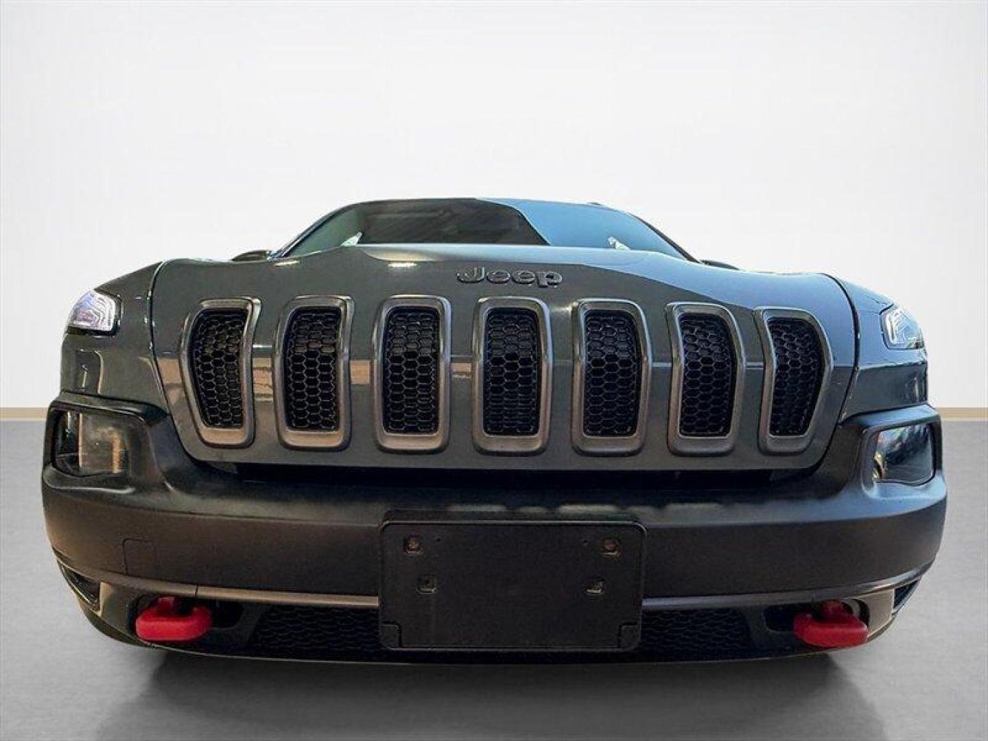 2014 Granite Crystal Metallic Clear Coat /Charcoal Jeep Cherokee Trailhawk (1C4PJMBB6EW) with an 2.4 engine, Automatic transmission, located at 25355 Eames Street, Channahon, IL, 60410, (815) 467-1807, 41.429108, -88.228432 - This 2014 Jeep Cherokee Trailhawk is built to dominate Granite Crystal Metallic Clear Coat outside, rugged black cloth inside, and a gutsy 2.4L Tigershark four-cylinder under the hood paired with Jeeps slick 9-speed automatic transmission. It hustles where others hesitate: 19 MPG city, 25 MPG highw - Photo#8