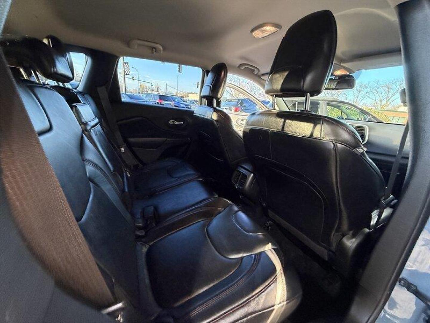 2014 Granite Crystal Metallic Clear Coat /Charcoal Jeep Cherokee Trailhawk (1C4PJMBB6EW) with an 2.4 engine, Automatic transmission, located at 25355 Eames Street, Channahon, IL, 60410, (815) 467-1807, 41.429108, -88.228432 - This 2014 Jeep Cherokee Trailhawk is built to dominate Granite Crystal Metallic Clear Coat outside, rugged black cloth inside, and a gutsy 2.4L Tigershark four-cylinder under the hood paired with Jeeps slick 9-speed automatic transmission. It hustles where others hesitate: 19 MPG city, 25 MPG highw - Photo#13