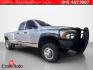 2003 Bright Silver Metallic Clearcoat /Charcoal Dodge Ram 3500 SLT DRW (3D7MU48C23G) with an Cummins 5.9L Diesel Turbo I6 305hp 555ft. lbs. engine, Automatic transmission, located at 25355 Eames Street, Channahon, IL, 60410, (815) 467-1807, 41.429108, -88.228432 - Behold the majestic 2003 Dodge Ram 3500 Quad Cab SLT, a true titan of the road! Powered by the legendary Cummins 5.9L Diesel Turbo I6 engine, this beast roars with 305hp and a jaw-dropping 555ft. lbs. of torque, ready to conquer any challenge that comes its way. Cloaked in a regal Bright Silver Met - Photo#0