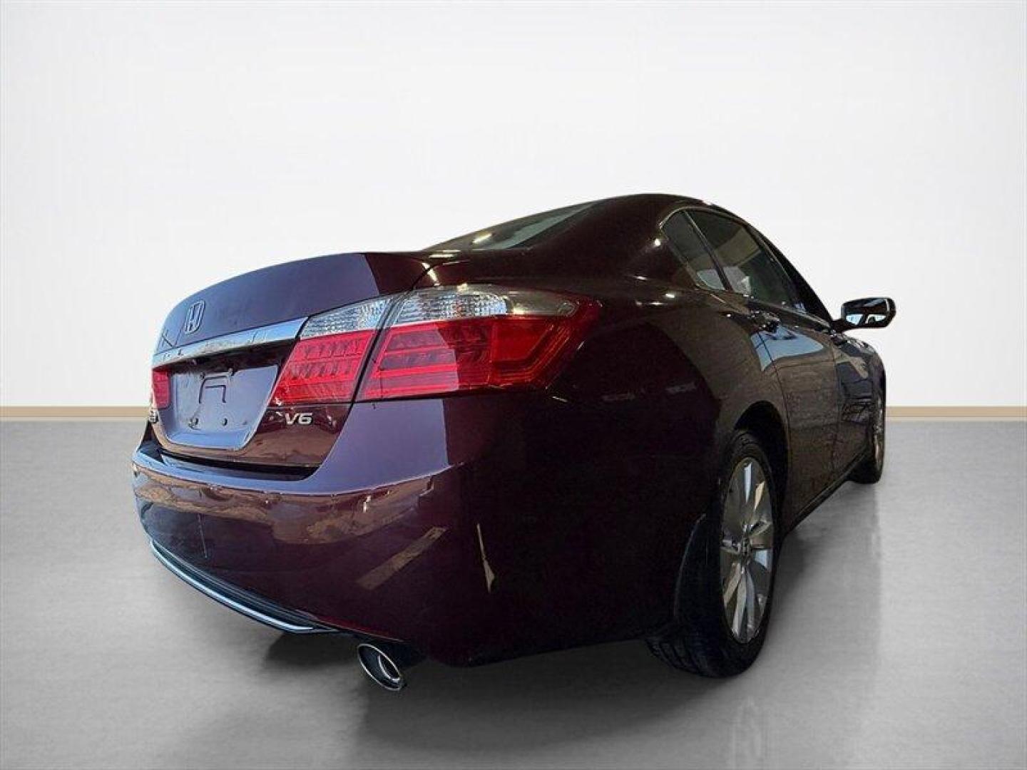 2015 Burgundy Honda Accord EX-L V6 (1HGCR3F8XFA) with an 3.5 engine, Automatic transmission, located at 25355 Eames Street, Channahon, IL, 60410, (815) 467-1807, 41.429108, -88.228432 - Meet the 2015 Honda Accord EX-L V6 the sensible sedan that secretly thinks its a sports car. Under that sleek hood sits a 3.5L V6 that delivers a satisfyingly smooth and eager drive (278 hp, 252 lb-ft), paired to a responsive 6-speed automatic with sport mode and steering-wheel paddle shifters. Yes - Photo#3