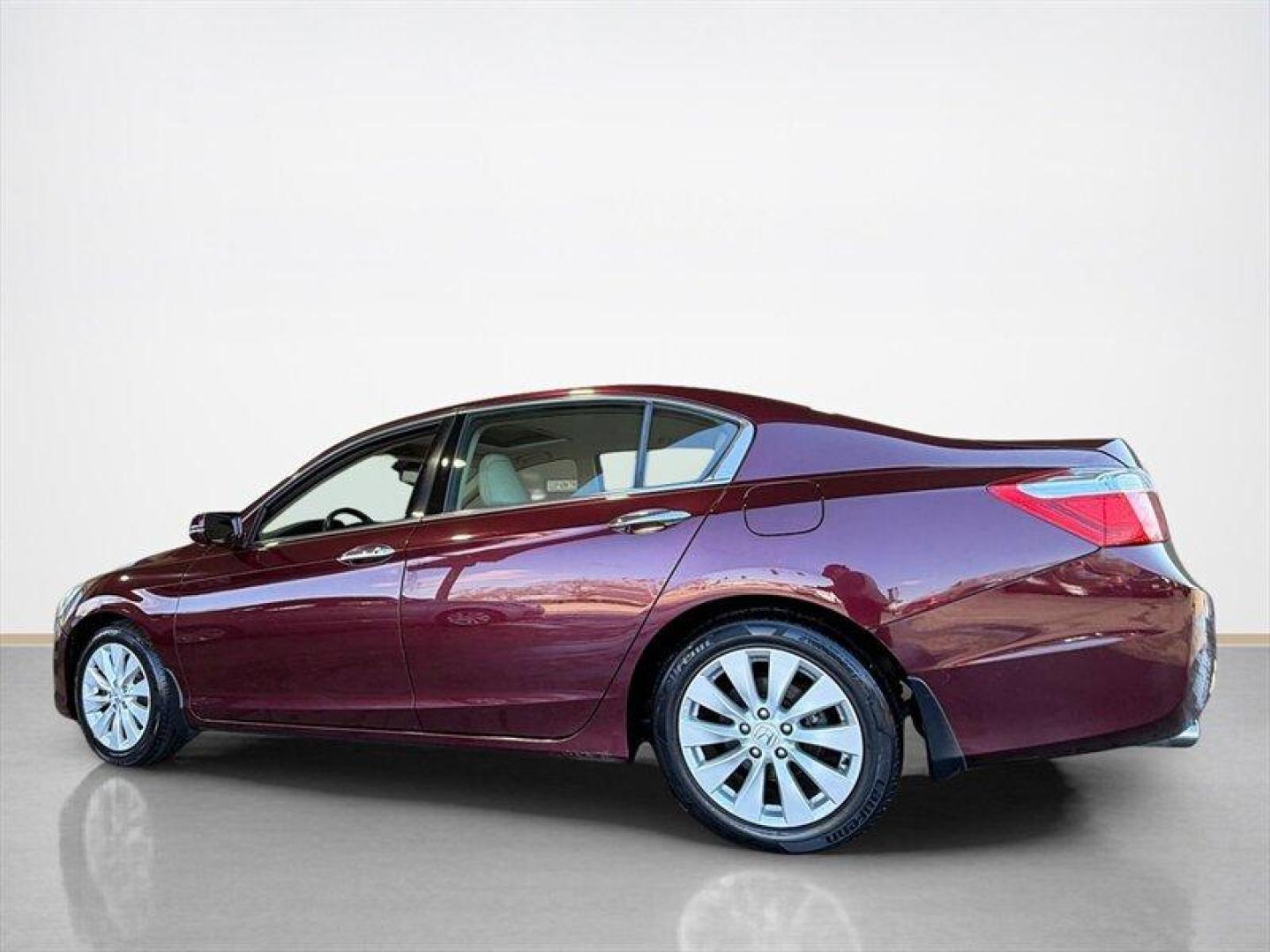 2015 Burgundy Honda Accord EX-L V6 (1HGCR3F8XFA) with an 3.5 engine, Automatic transmission, located at 25355 Eames Street, Channahon, IL, 60410, (815) 467-1807, 41.429108, -88.228432 - Meet the 2015 Honda Accord EX-L V6 the sensible sedan that secretly thinks its a sports car. Under that sleek hood sits a 3.5L V6 that delivers a satisfyingly smooth and eager drive (278 hp, 252 lb-ft), paired to a responsive 6-speed automatic with sport mode and steering-wheel paddle shifters. Yes - Photo#6