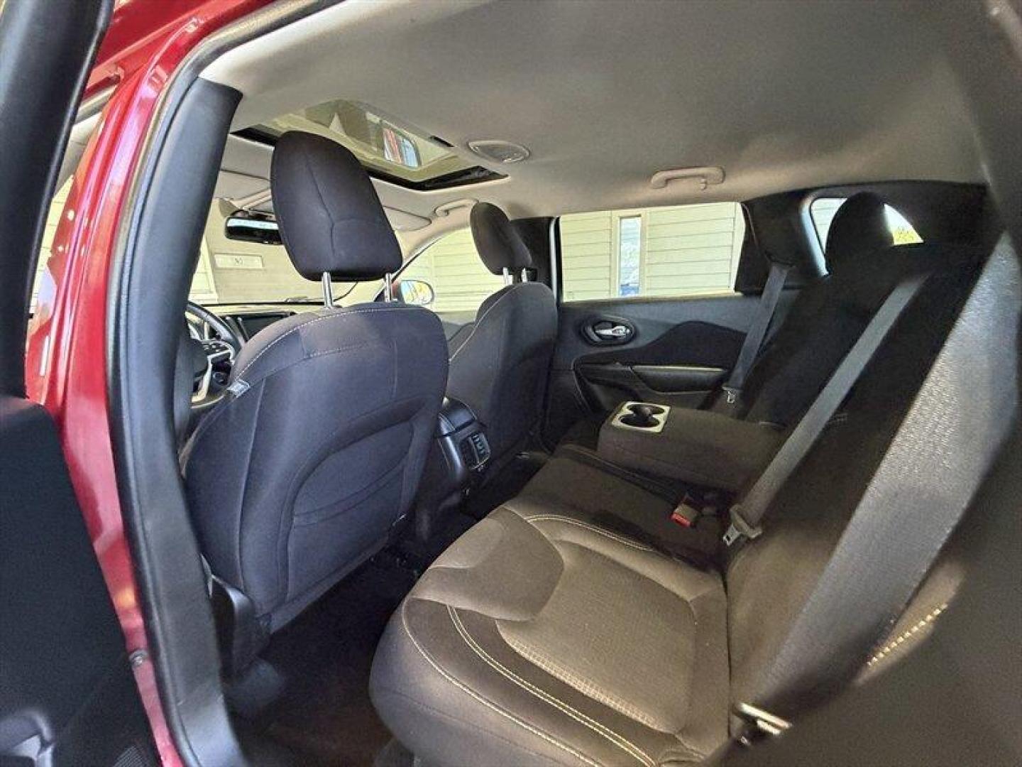2016 Deep Cherry Red Crystal Pearl Coat Jeep Cherokee Latitude (1C4PJMCB5GW) with an 2.4 engine, Automatic transmission, located at 25355 Eames Street, Channahon, IL, 60410, (815) 467-1807, 41.429108, -88.228432 - Meet your next I actually have my life together ride: a 2016 Jeep Cherokee Latitude dressed in Deep Cherry Red Crystal Pearl Coat with a sleek Black interior and a sunroof that says, Yes, Ill be fabulous in the rain. Under the hood its powered by the reliable 2.4-liter four-cylinder that balances ev - Photo#12