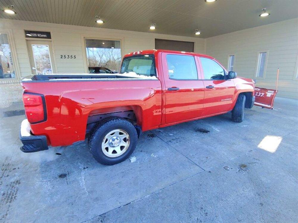 2014 Dark Toreador Red Chevrolet Silverado 1500 Work Truck (3GCUKPEC8EG) with an EcoTec3 5.3L Flex Fuel V8 355hp 383ft. lbs. engine, Automatic transmission, located at 25355 Eames Street, Channahon, IL, 60410, (815) 467-1807, 41.429108, -88.228432 - Photo #3