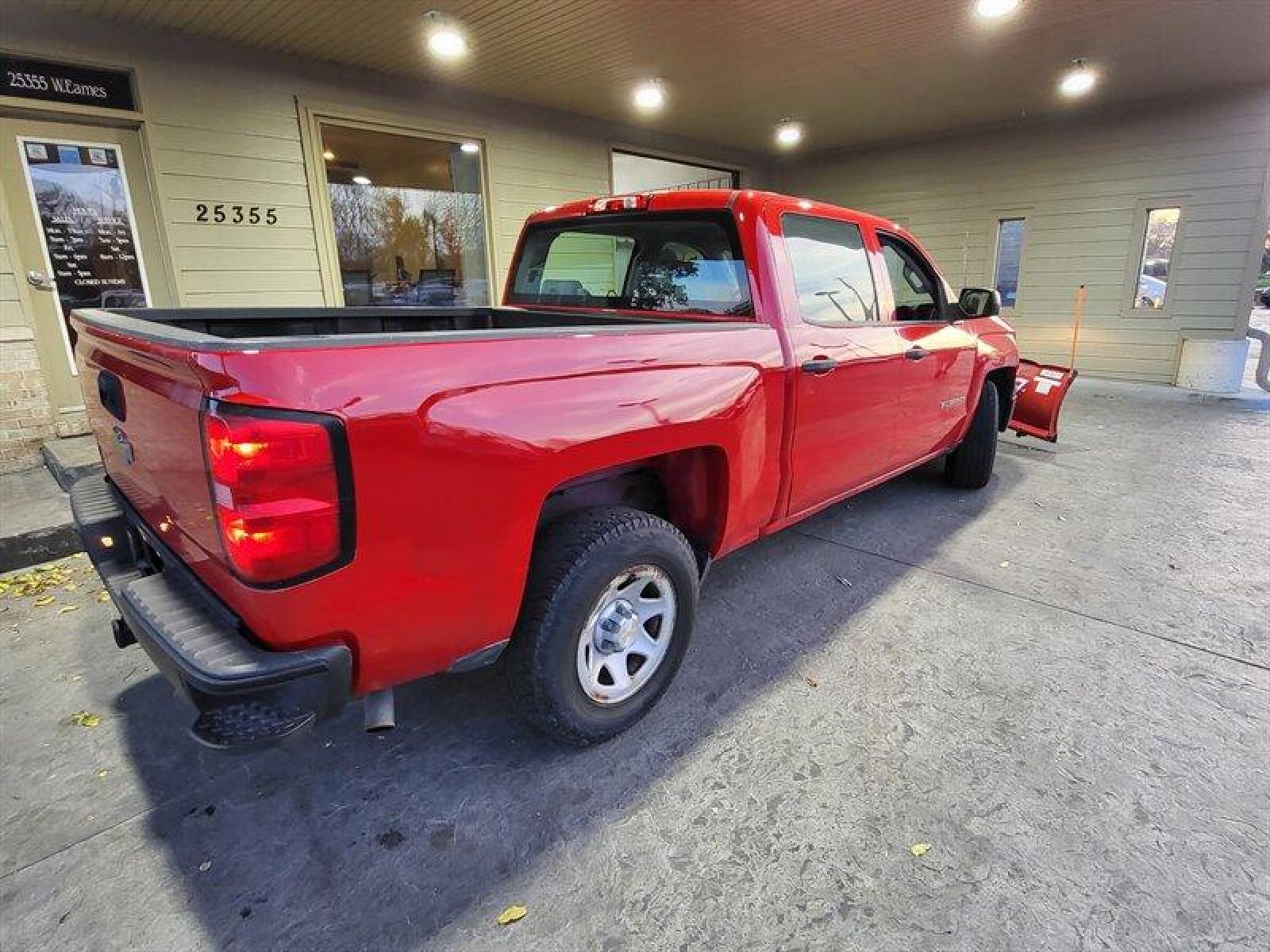 2014 Dark Toreador Red Chevrolet Silverado 1500 Work Truck (3GCUKPEC8EG) with an EcoTec3 5.3L Flex Fuel V8 355hp 383ft. lbs. engine, Automatic transmission, located at 25355 Eames Street, Channahon, IL, 60410, (815) 467-1807, 41.429108, -88.228432 - ** TRADE IN NEEDS SOME WORK INCLUDING AIR BAG SENSOR, BLOWER MOTOR, PRICED TO MOVE. WESTERN PLOW. ** Auto, all power, tilt, cruise, a/c, alloy wheels, keyless entry and more! If youre ready for a different, no hassle and pleasant car buying experience, then give us a chance! Were breaking the stand - Photo #4