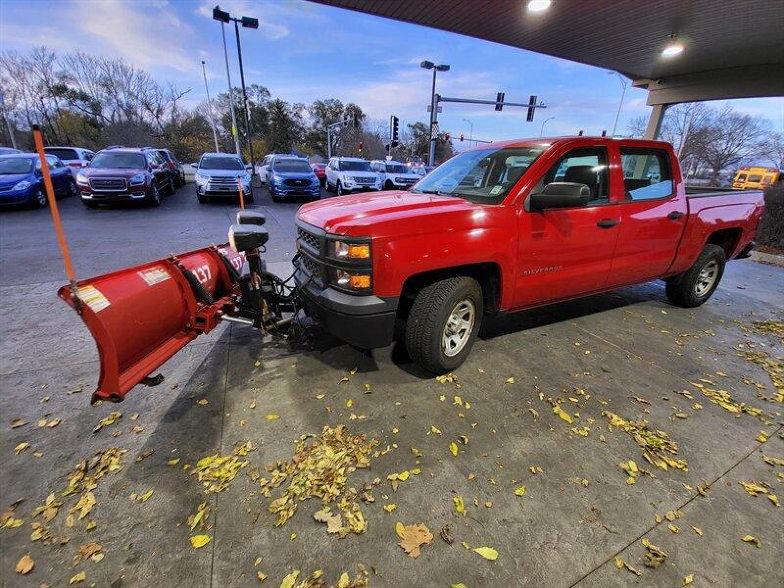 2014 Dark Toreador Red Chevrolet Silverado 1500 Work Truck (3GCUKPEC8EG) with an EcoTec3 5.3L Flex Fuel V8 355hp 383ft. lbs. engine, Automatic transmission, located at 25355 Eames Street, Channahon, IL, 60410, (815) 467-1807, 41.429108, -88.228432 - ** TRADE IN NEEDS SOME WORK INCLUDING AIR BAG SENSOR, BLOWER MOTOR, PRICED TO MOVE. WESTERN PLOW. ** Auto, all power, tilt, cruise, a/c, alloy wheels, keyless entry and more! If youre ready for a different, no hassle and pleasant car buying experience, then give us a chance! Were breaking the stand - Photo #12