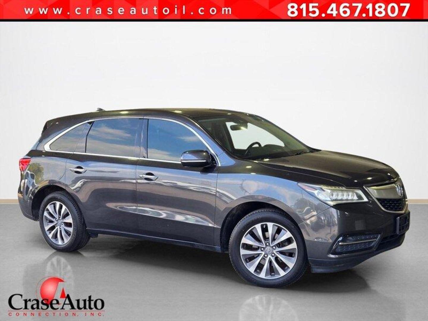 2016 Graphite Luster Metallic Acura MDX 3.5L SH-AWD w/Technology Package (5FRYD4H48GB) with an 3.5 engine, Automatic transmission, located at 25355 Eames Street, Channahon, IL, 60410, (815) 467-1807, 41.429108, -88.228432 - Behold the sleek and sophisticated 2016 Acura MDX SH-AWD with Tech package! This powerhouse is equipped with a 3.5-liter engine that's ready to roar at your command. The factory default features are as fabulous as they come - from the luxurious Gray exterior to the stylish Gray interior, you'll be t - Photo#0