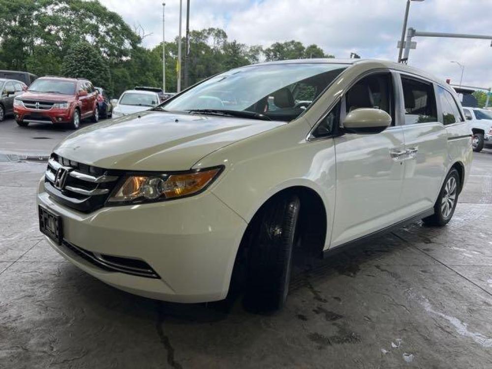 2017 White Diamond Pearl Honda Odyssey EX-L (5FNRL5H66HB) with an 3.5L V6 248hp 250ft. lbs. engine, Automatic transmission, located at 25355 Eames Street, Channahon, IL, 60410, (815) 467-1807, 41.429108, -88.228432 - Photo #6