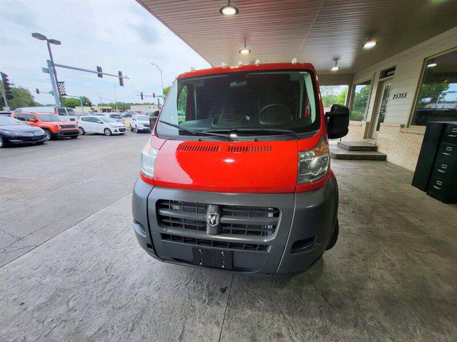 2014 Deep Cherry Red Crystal Pearl Coat Ram ProMaster Cargo 1500 136 WB (3C6TRVAG3EE) with an Pentastar 3.6L V6 280hp 260ft. lbs. engine, Automatic transmission, located at 25355 Eames Street, Channahon, IL, 60410, (815) 467-1807, 41.429108, -88.228432 - Auto, all power, tilt, cruise, a/c, alloy wheels, keyless entry and more! If youre ready for a different, no hassle and pleasant car buying experience, then give us a chance! Were breaking the standard Car Sales mold and making one of our very own youll be sure to appreciate! So, why buy from Crase - Photo #12