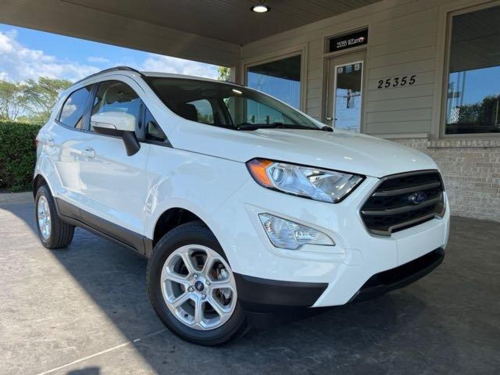 2019 White Platinum Metallic Tri-Coat Ford EcoSport SE (MAJ6S3GL2KC) with an 2.0L I4 166hp 149ft. lbs. engine, Automatic transmission, located at 25355 Eames Street, Channahon, IL, 60410, (815) 467-1807, 41.429108, -88.228432 - Photo #0