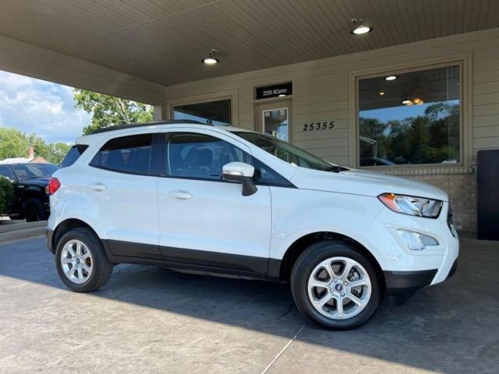 2019 White Platinum Metallic Tri-Coat Ford EcoSport SE (MAJ6S3GL2KC) with an 2.0L I4 166hp 149ft. lbs. engine, Automatic transmission, located at 25355 Eames Street, Channahon, IL, 60410, (815) 467-1807, 41.429108, -88.228432 - CLEAN LOW MILE ECOSPORT! HEATED SEATS! NAVI! SUNROOF! BACK UP CAMERA! Auto, all power, tilt, cruise, a/c, alloy wheels, keyless entry and more! If youre ready for a different, no hassle and pleasant car buying experience, then give us a chance! Were breaking the standard Car Sales mold and making on - Photo #1