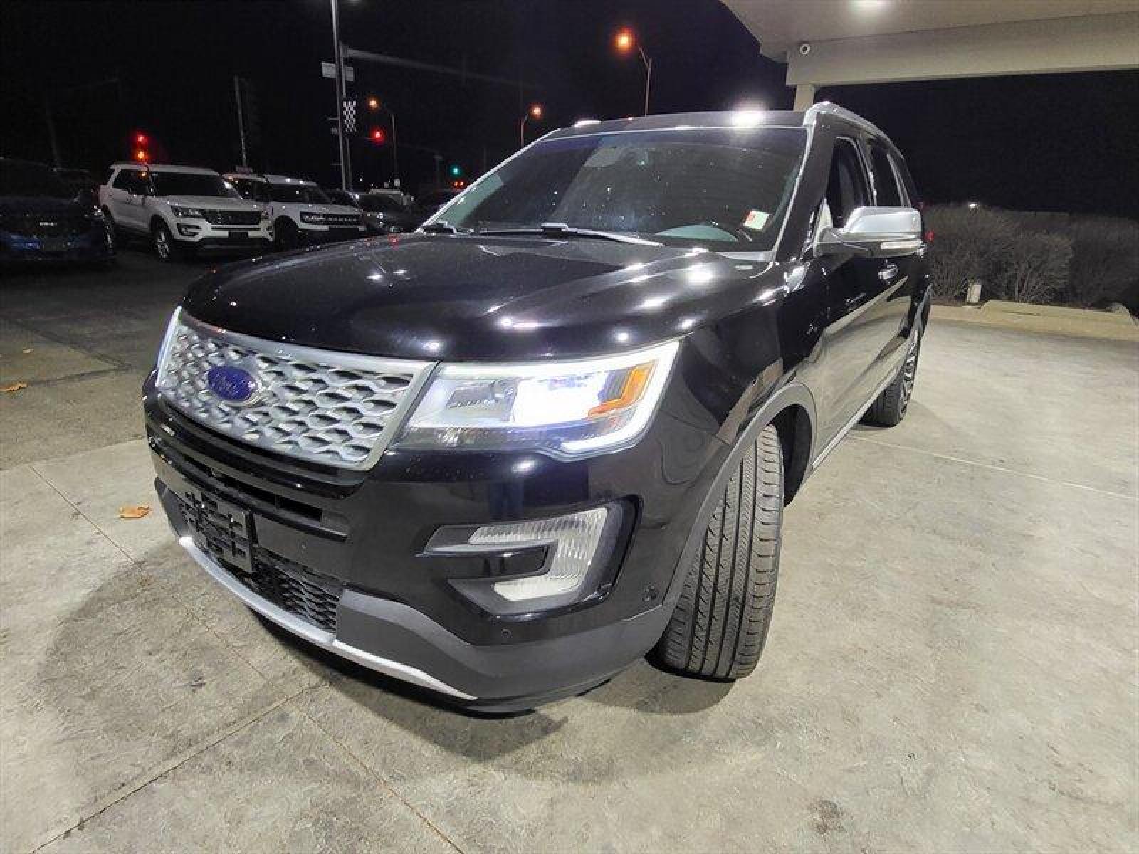 2016 Shadow Black Ford Explorer Platinum (1FM5K8HT8GG) with an EcoBoost 3.5L Twin Turbo V6 365hp 350ft. lbs. engine, Automatic transmission, located at 25355 Eames Street, Channahon, IL, 60410, (815) 467-1807, 41.429108, -88.228432 - Photo #14