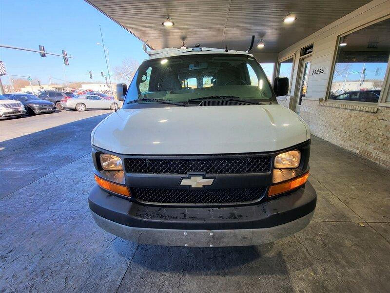 2014 Summit White Chevrolet Express 2500 (1GCWGFCA7E1) with an 4.8L V8 285hp 295ft. lbs. engine, Automatic transmission, located at 25355 Eames Street, Channahon, IL, 60410, (815) 467-1807, 41.429108, -88.228432 - ** POWER PACKAGE, LADDER RACK, BINS. ** Auto, all power, tilt, cruise, a/c, alloy wheels, keyless entry and more! If youre ready for a different, no hassle and pleasant car buying experience, then give us a chance! Were breaking the standard Car Sales mold and making one of our very own youll be sur - Photo #14