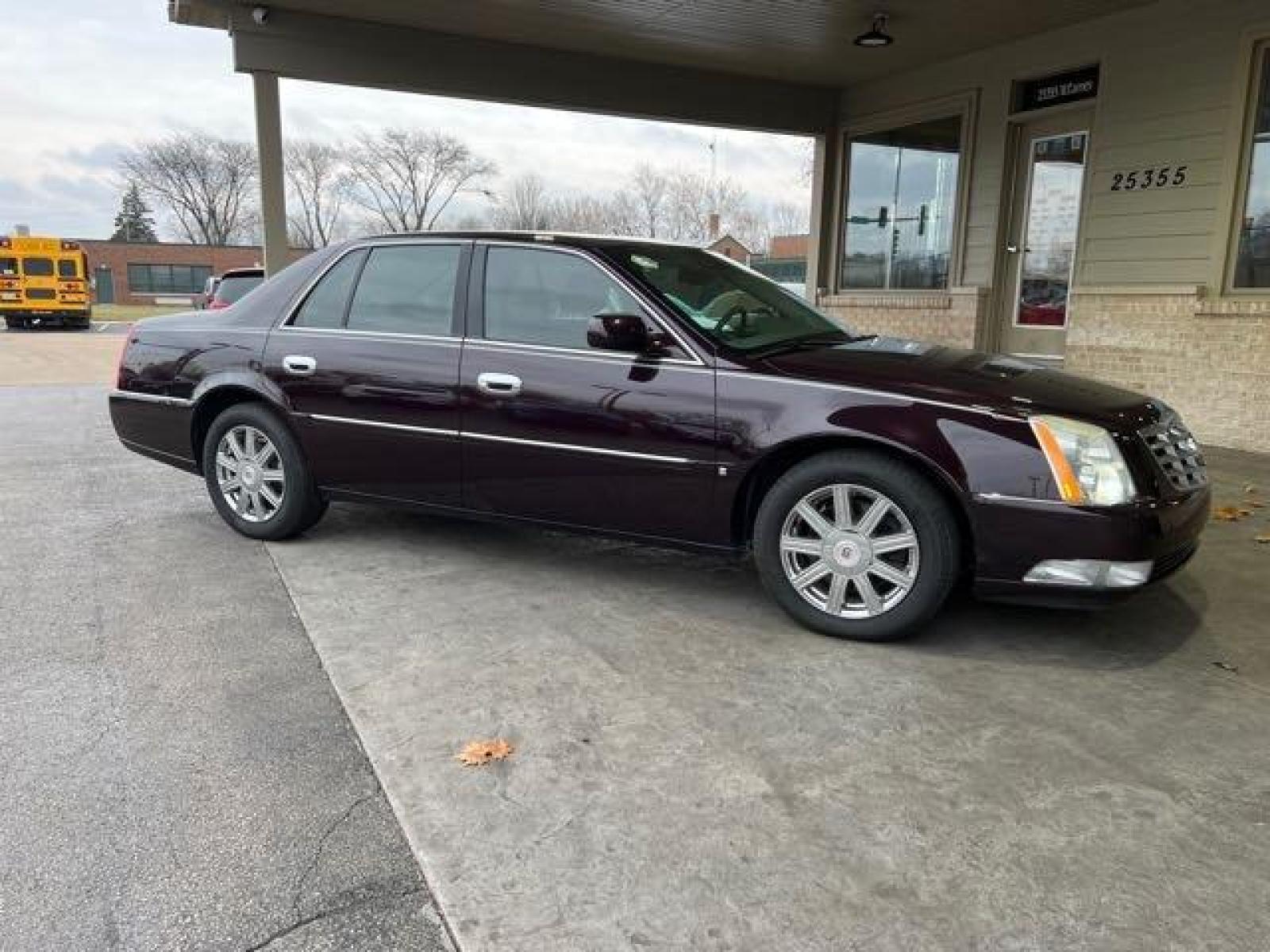 2008 Black Cherry Cadillac DTS Luxury III (1G6KD57Y18U) with an Northstar 4.6L V8 27 engine, Automatic transmission, located at 25355 Eames Street, Channahon, IL, 60410, (815) 467-1807, 41.429108, -88.228432 - CLEAN LOW MILE FLORIDA CAR! HEATED LEATHER FRONT AND REAR! SUNROOF! Auto, all power, tilt, cruise, a/c, alloy wheels, keyless entry and more! If youre ready for a different, no hassle and pleasant car buying experience, then give us a chance! Were breaking the standard Car Sales mold and making one - Photo #1