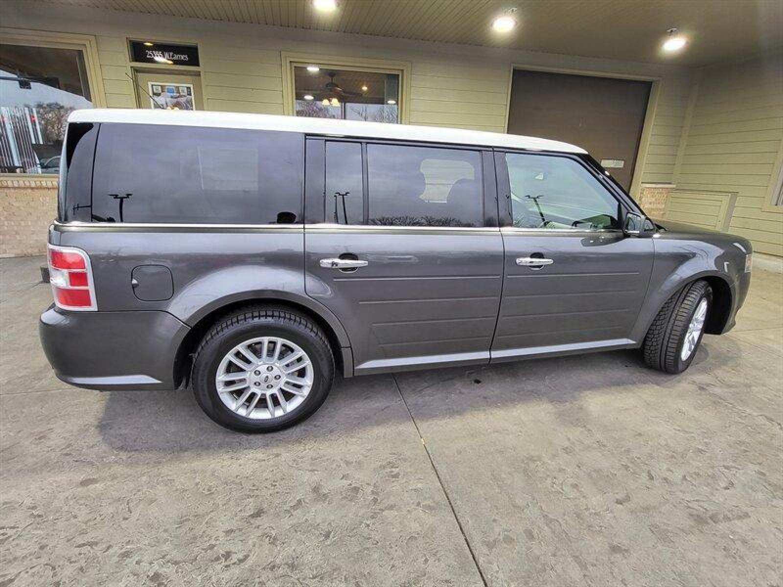 2015 Magnetic Metallic Ford Flex SEL (2FMHK6C85FB) with an 3.5L V6 287hp 254ft. lbs. engine, Automatic transmission, located at 25355 Eames Street, Channahon, IL, 60410, (815) 467-1807, 41.429108, -88.228432 - HEATED LEATHER! 7 PASSENGER! Auto, all power, tilt, cruise, a/c, alloy wheels, keyless entry and more! If youre ready for a different, no hassle and pleasant car buying experience, then give us a chance! Were breaking the standard Car Sales mold and making one of our very own youll be sure to apprec - Photo #3