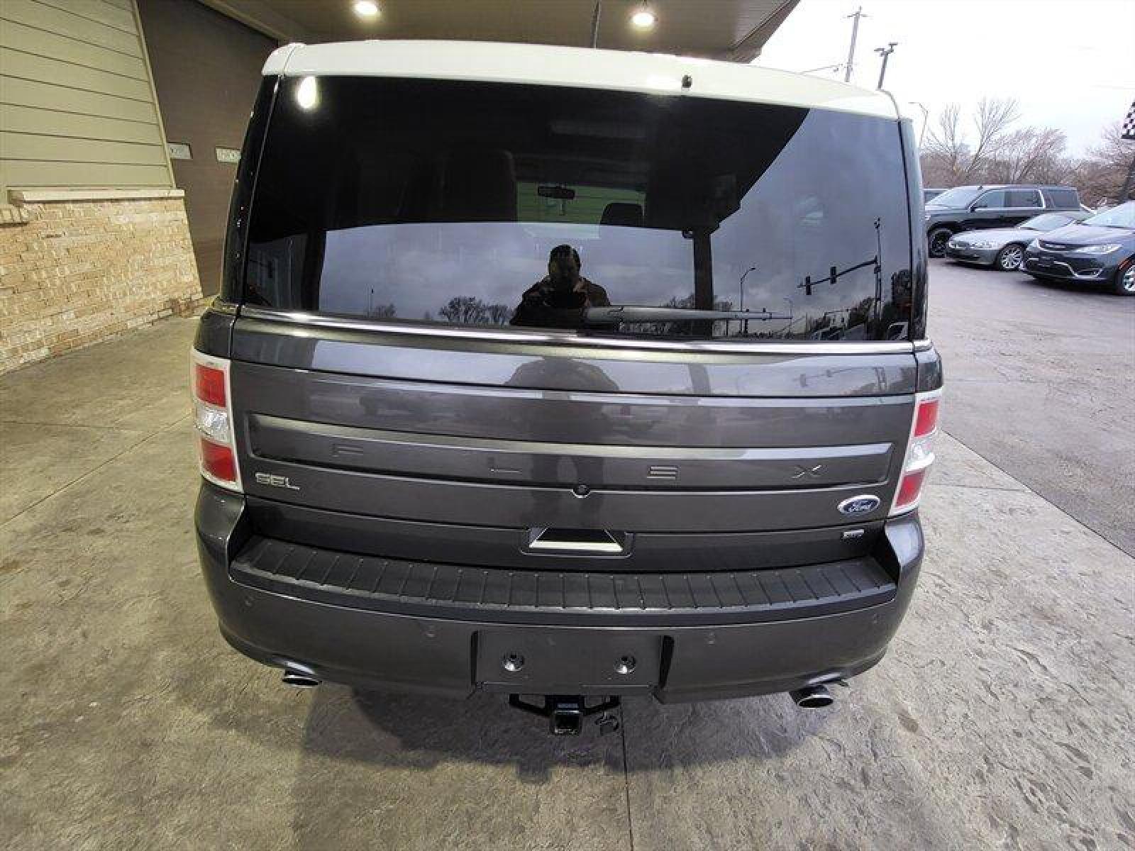 2015 Magnetic Metallic Ford Flex SEL (2FMHK6C85FB) with an 3.5L V6 287hp 254ft. lbs. engine, Automatic transmission, located at 25355 Eames Street, Channahon, IL, 60410, (815) 467-1807, 41.429108, -88.228432 - HEATED LEATHER! 7 PASSENGER! Auto, all power, tilt, cruise, a/c, alloy wheels, keyless entry and more! If youre ready for a different, no hassle and pleasant car buying experience, then give us a chance! Were breaking the standard Car Sales mold and making one of our very own youll be sure to apprec - Photo #6