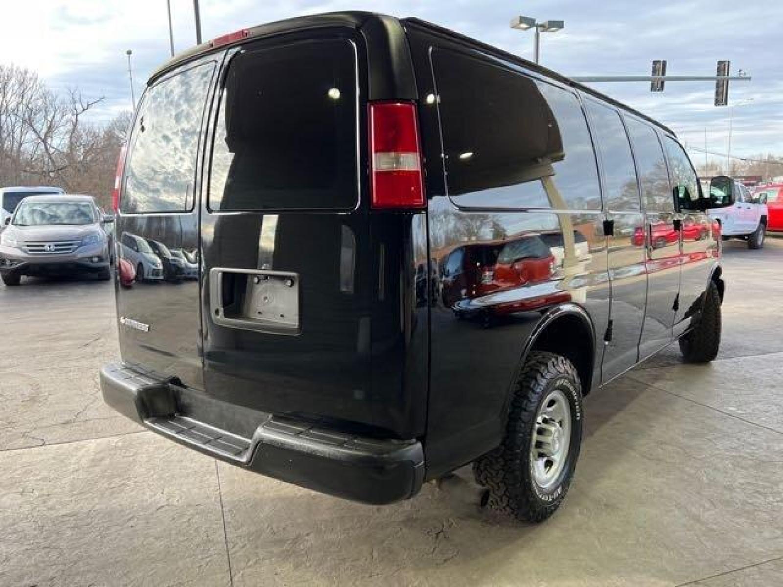 2017 Black Chevrolet Express 2500 (1GCWGAFF8H1) with an Vortec 4.8L V8 285hp 295ft. lbs. engine, Automatic transmission, located at 25355 Eames Street, Channahon, IL, 60410, (815) 467-1807, 41.429108, -88.228432 - CLEAN LOCAL TRADE! GOOD TIRES! READY TO GET TO WORK! Auto, all power, tilt, cruise, a/c, alloy wheels, keyless entry and more! If you're ready for a different, no hassle and pleasant car buying experience, then give us a chance! We're breaking the standard Car Sales mold and making one of our very o - Photo #2
