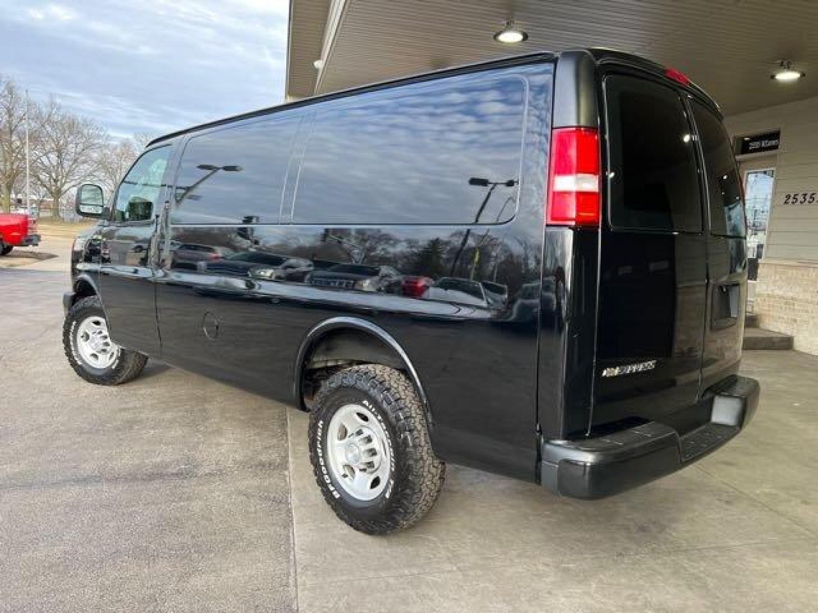 2017 Black Chevrolet Express 2500 (1GCWGAFF8H1) with an Vortec 4.8L V8 285hp 295ft. lbs. engine, Automatic transmission, located at 25355 Eames Street, Channahon, IL, 60410, (815) 467-1807, 41.429108, -88.228432 - CLEAN LOCAL TRADE! GOOD TIRES! READY TO GET TO WORK! Auto, all power, tilt, cruise, a/c, alloy wheels, keyless entry and more! If you're ready for a different, no hassle and pleasant car buying experience, then give us a chance! We're breaking the standard Car Sales mold and making one of our very o - Photo #4