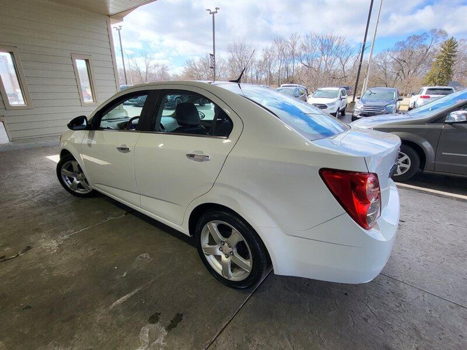 2012 Summit White Chevrolet Sonic LTZ (1G1JF5SB9C4) with an Ecotec 1.4L Turbo I4 138hp 148ft. lbs. engine, 6 Speed Manual transmission, located at 25355 Eames Street, Channahon, IL, 60410, (815) 467-1807, 41.429108, -88.228432 - ** CLEAN LOCAL TRADE IN, HARD TO FIND 6 SPEED MANUAL, SUNROOF AND LEATHER. ** all power, tilt, cruise, a/c, alloy wheels, keyless entry and more! If youre ready for a different, no hassle and pleasant car buying experience, then give us a chance! Were breaking the standard Car Sales mold and making - Photo #8