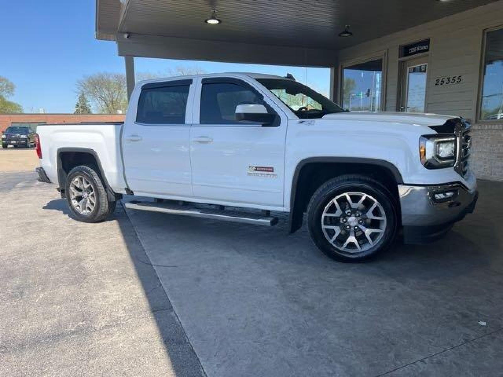 2017 White Frost Tricoat GMC Sierra 1500 SLE (3GTU2MEC0HG) with an EcoTec3 5.3L V8 355h engine, Automatic transmission, located at 25355 Eames Street, Channahon, IL, 60410, (815) 467-1807, 41.429108, -88.228432 - CLEAN AND SERVICED! BACK UP CAMERA! HEATED SEATS! 4X4! *CPO 3 MONTH/3,000 MILE WARRANTY INCLUDED* If you're ready for a different, no hassle and pleasant car buying experience, then give us a chance! We're breaking the standard Car Sales mold and making one of our very own you'll be sure to apprecia - Photo #2