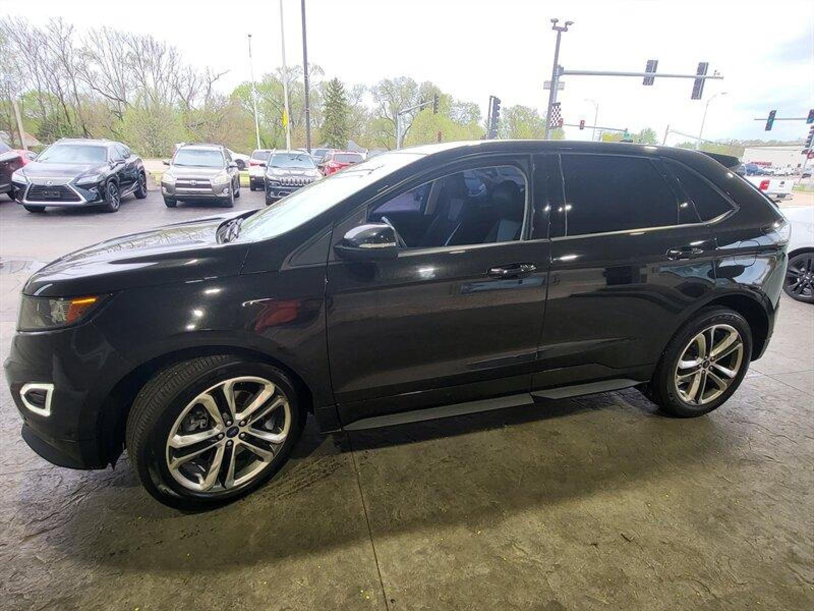 2015 Tuxedo Black Ford Edge Sport (2FMPK3AP3FB) with an EcoBoost 2.7L Turbo engine, Automatic transmission, located at 25355 Eames Street, Channahon, IL, 60410, (815) 467-1807, 41.429108, -88.228432 - CLEAN LOADED LOCAL TRADE! HEATED LEATHER! NAVI! *CPO 3 MONTH/3,000 MILE WARRANTY INCLUDED* If you're ready for a different, no hassle and pleasant car buying experience, then give us a chance! We're breaking the standard Car Sales mold and making one of our very own you'll be sure to appreciate! So, - Photo #10