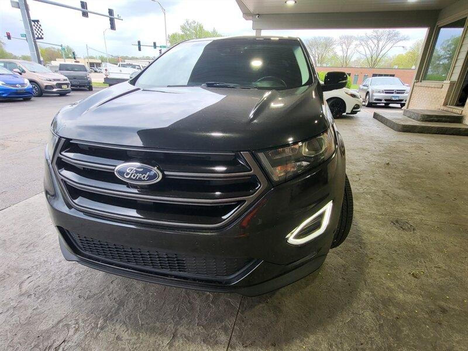 2015 Tuxedo Black Ford Edge Sport (2FMPK3AP3FB) with an EcoBoost 2.7L Turbo engine, Automatic transmission, located at 25355 Eames Street, Channahon, IL, 60410, (815) 467-1807, 41.429108, -88.228432 - CLEAN LOADED LOCAL TRADE! HEATED LEATHER! NAVI! *CPO 3 MONTH/3,000 MILE WARRANTY INCLUDED* If you're ready for a different, no hassle and pleasant car buying experience, then give us a chance! We're breaking the standard Car Sales mold and making one of our very own you'll be sure to appreciate! So, - Photo #12