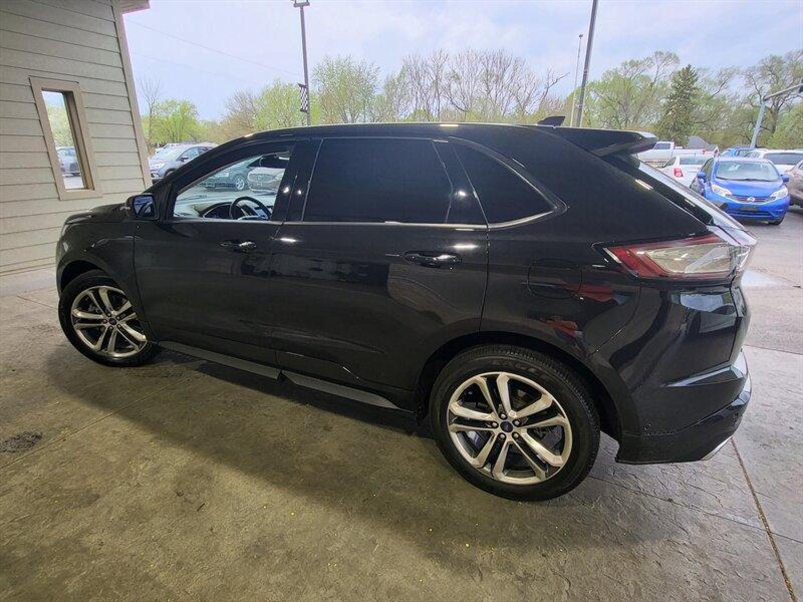 2015 Tuxedo Black Ford Edge Sport (2FMPK3AP3FB) with an EcoBoost 2.7L Turbo engine, Automatic transmission, located at 25355 Eames Street, Channahon, IL, 60410, (815) 467-1807, 41.429108, -88.228432 - CLEAN LOADED LOCAL TRADE! HEATED LEATHER! NAVI! *CPO 3 MONTH/3,000 MILE WARRANTY INCLUDED* If you're ready for a different, no hassle and pleasant car buying experience, then give us a chance! We're breaking the standard Car Sales mold and making one of our very own you'll be sure to appreciate! So, - Photo #8