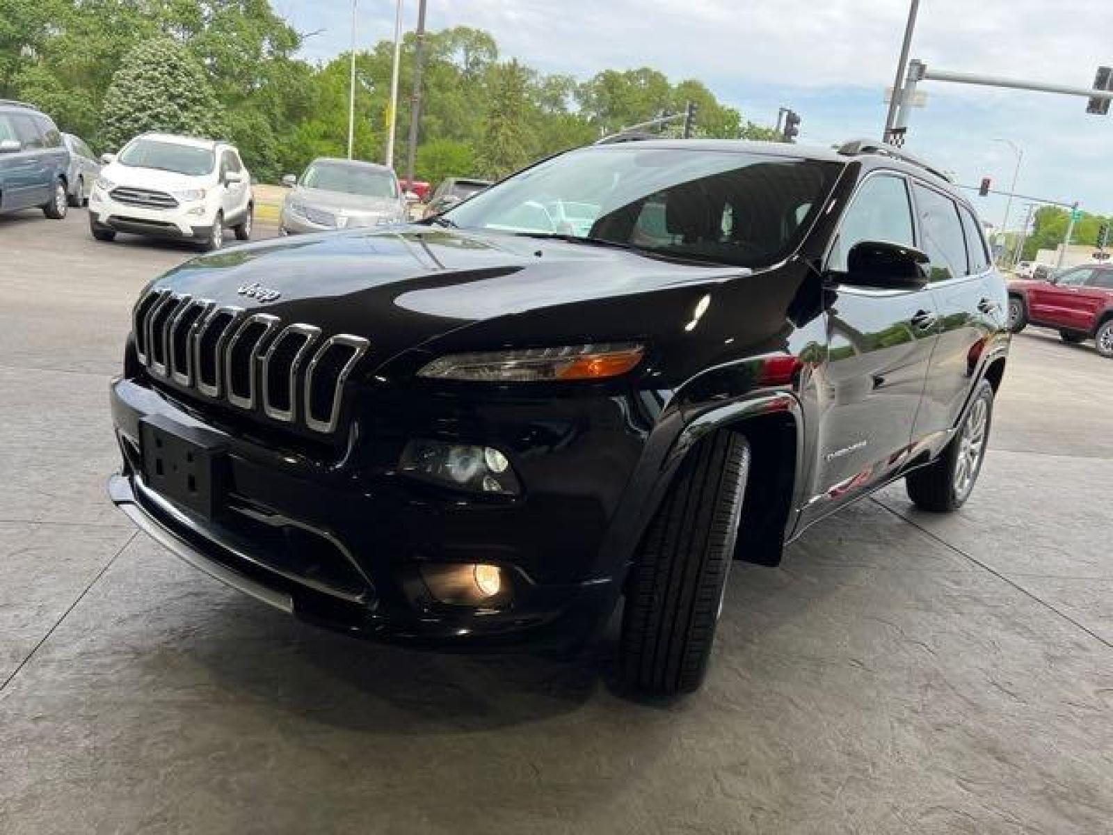 2017 Diamond Black Crystal Pearl Coat Jeep Cherokee Overland (1C4PJLJB9HW) with an 2.4L I4 180hp 171ft. engine, Automatic transmission, located at 25355 Eames Street, Channahon, IL, 60410, (815) 467-1807, 41.429108, -88.228432 - LOADED OVERLAND! HEATED LEATHER! SUNROOOF! NAVI! *CPO 3 MONTH/3,000 MILE WARRANTY INCLUDED*Auto, all power, tilt, cruise, a/c, alloy wheels, keyless entry and more! If you're ready for a different, no hassle and pleasant car buying experience, then give us a chance! We're breaking the standard Car S - Photo #7