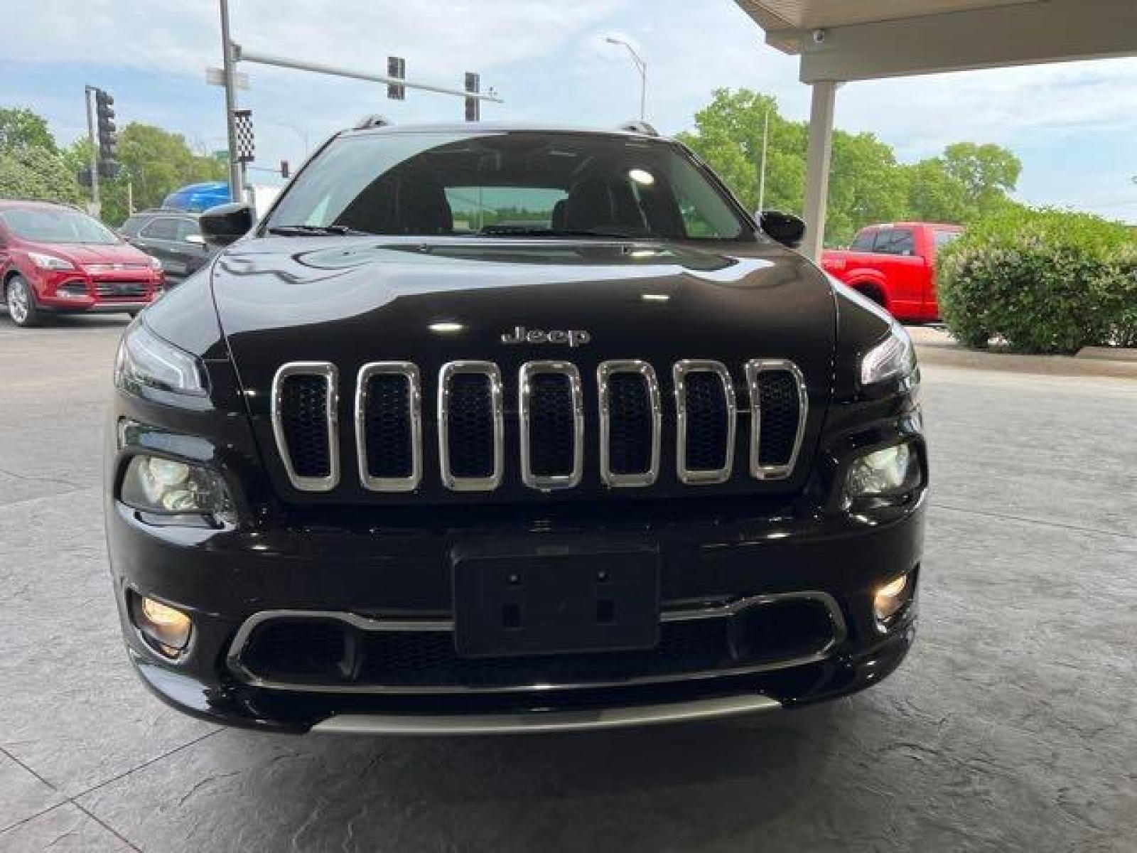 2017 Diamond Black Crystal Pearl Coat Jeep Cherokee Overland (1C4PJLJB9HW) with an 2.4L I4 180hp 171ft. engine, Automatic transmission, located at 25355 Eames Street, Channahon, IL, 60410, (815) 467-1807, 41.429108, -88.228432 - LOADED OVERLAND! HEATED LEATHER! SUNROOOF! NAVI! *CPO 3 MONTH/3,000 MILE WARRANTY INCLUDED*Auto, all power, tilt, cruise, a/c, alloy wheels, keyless entry and more! If you're ready for a different, no hassle and pleasant car buying experience, then give us a chance! We're breaking the standard Car S - Photo #8