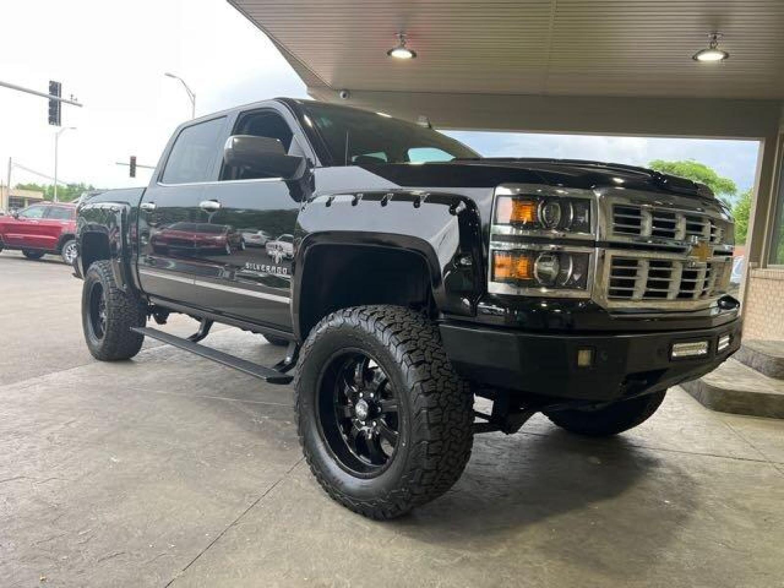 2015 Black Chevrolet Silverado 1500 LTZ 2LZ (3GCUKSEJ0FG) with an EcoTec3 6.2L V8 420h engine, Automatic transmission, located at 25355 Eames Street, Channahon, IL, 60410, (815) 467-1807, 41.429108, -88.228432 - CLEAN LOW MILE BLACK WIDOW! HEATED LEATHER! NAVI! REMOTE START! If you're ready for a different, no hassle and pleasant car buying experience, then give us a chance! We're breaking the standard Car Sales mold and making one of our very own you'll be sure to appreciate! So, why buy from Crase Auto Co - Photo #0