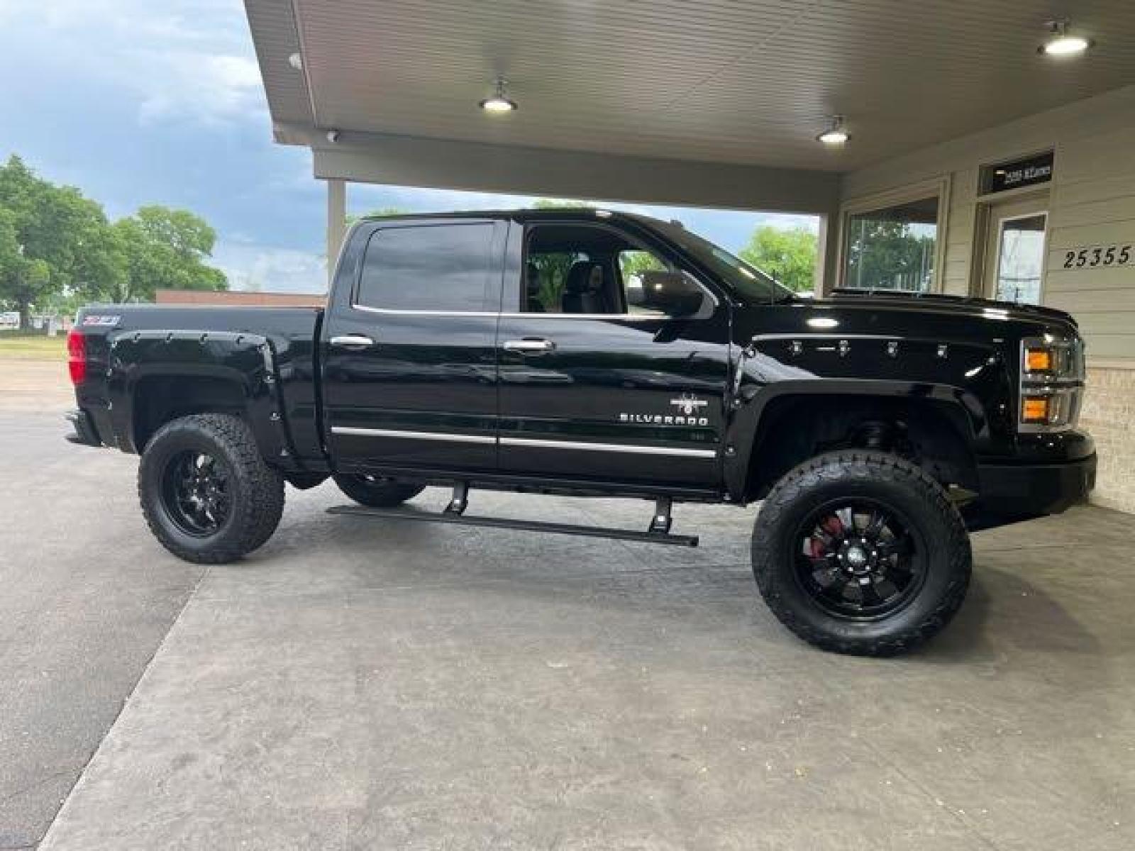 2015 Black Chevrolet Silverado 1500 LTZ (3GCUKSEJ0FG) with an EcoTec3 6.2L V8 420h engine, Automatic transmission, located at 25355 Eames Street, Channahon, IL, 60410, (815) 467-1807, 41.429108, -88.228432 - CLEAN LOW MILE BLACK WIDOW! HEATED LEATHER! NAVI! REMOTE START! If you're ready for a different, no hassle and pleasant car buying experience, then give us a chance! We're breaking the standard Car Sales mold and making one of our very own you'll be sure to appreciate! So, why buy from Crase Auto Co - Photo #2