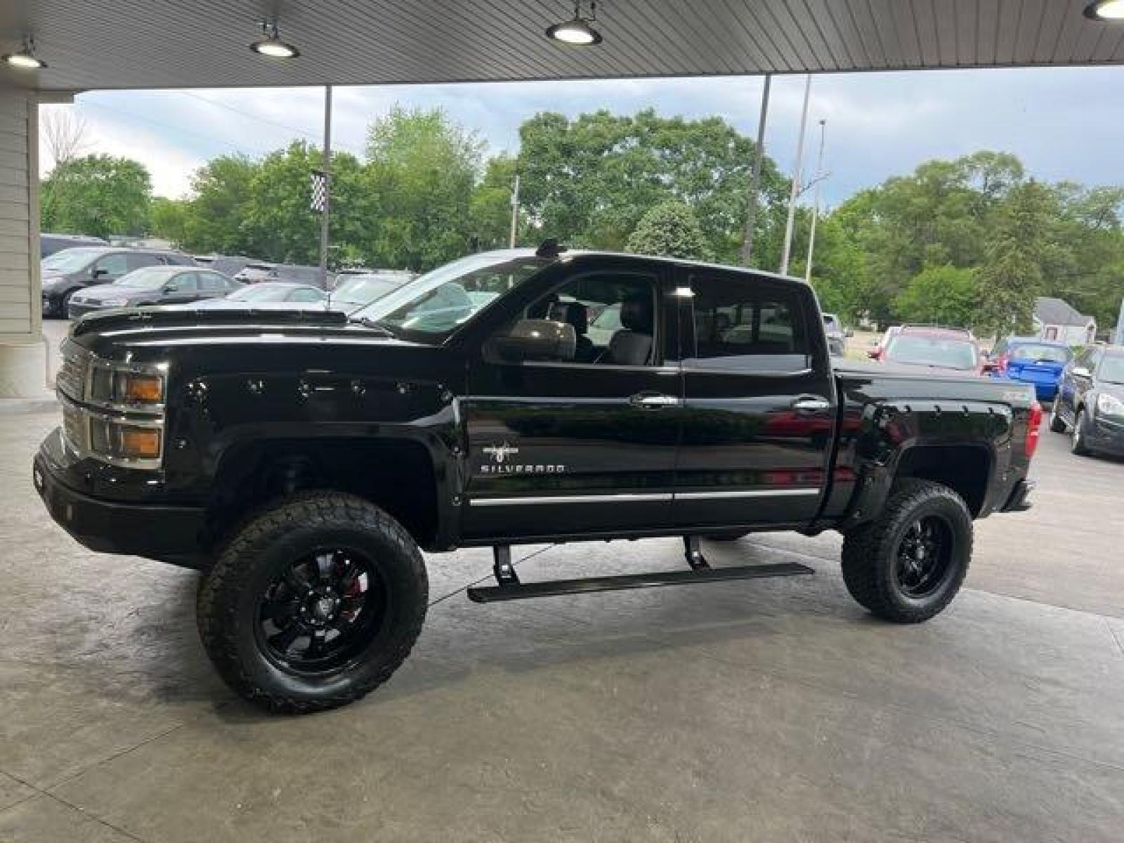 2015 Black Chevrolet Silverado 1500 LTZ 2LZ (3GCUKSEJ0FG) with an EcoTec3 6.2L V8 420h engine, Automatic transmission, located at 25355 Eames Street, Channahon, IL, 60410, (815) 467-1807, 41.429108, -88.228432 - CLEAN LOW MILE BLACK WIDOW! HEATED LEATHER! NAVI! REMOTE START! If you're ready for a different, no hassle and pleasant car buying experience, then give us a chance! We're breaking the standard Car Sales mold and making one of our very own you'll be sure to appreciate! So, why buy from Crase Auto Co - Photo #6