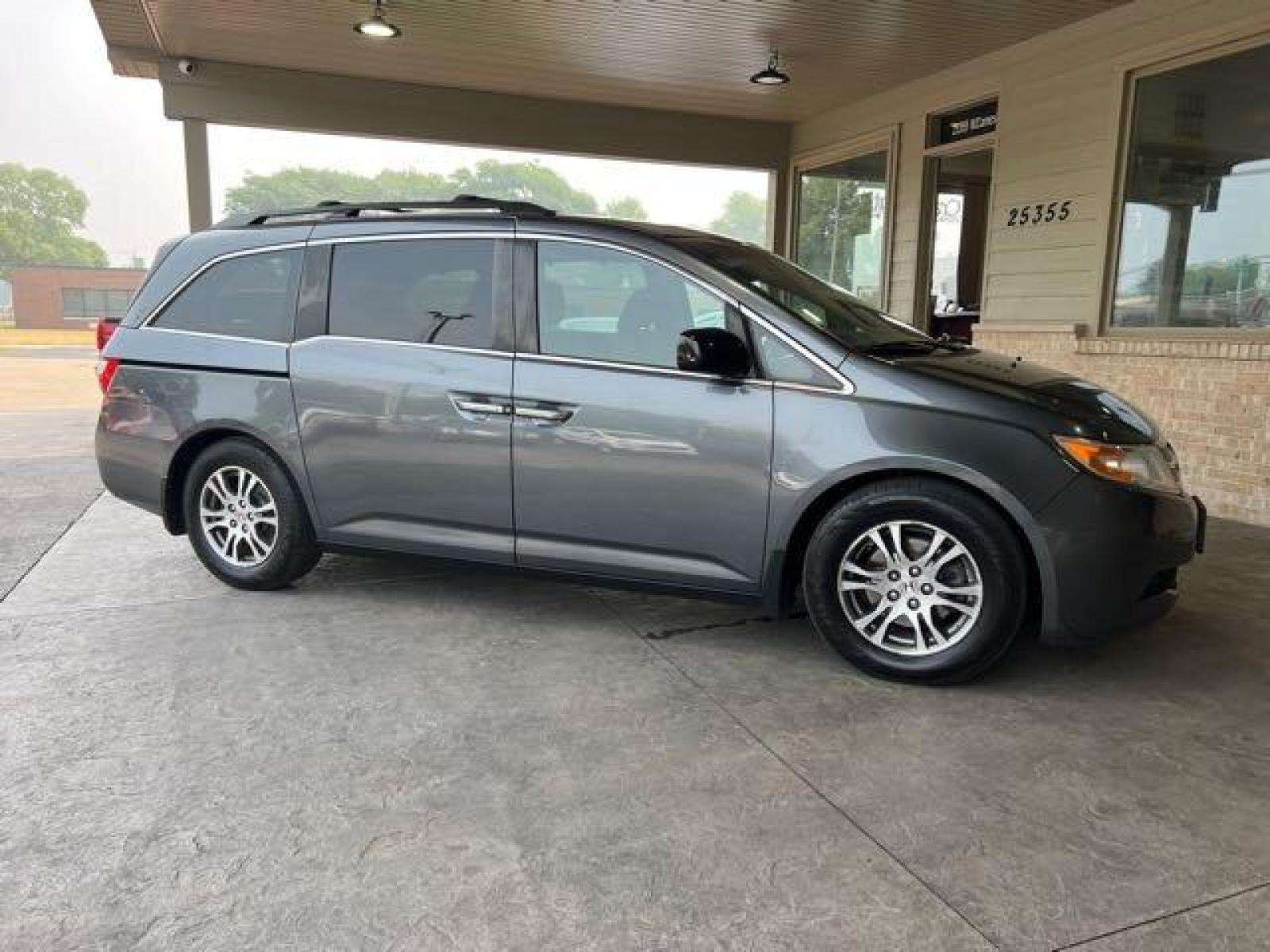 2013 Polished Metal Metallic Honda Odyssey EX-L (5FNRL5H68DB) with an 3.5L V6 248hp 250ft. engine, Automatic transmission, located at 25355 Eames Street, Channahon, IL, 60410, (815) 467-1807, 41.429108, -88.228432 - CLEAN LOCAL TRADE! DVD! HEATED LEATHER! SUNROOF! BACK UP CAMREA! *3 MONTH/3,000 MILE WARRANTY INCLUDED* If you're ready for a different, no hassle and pleasant car buying experience, then give us a chance! We're breaking the standard Car Sales mold and making one of our very own you'll be sure to ap - Photo #1
