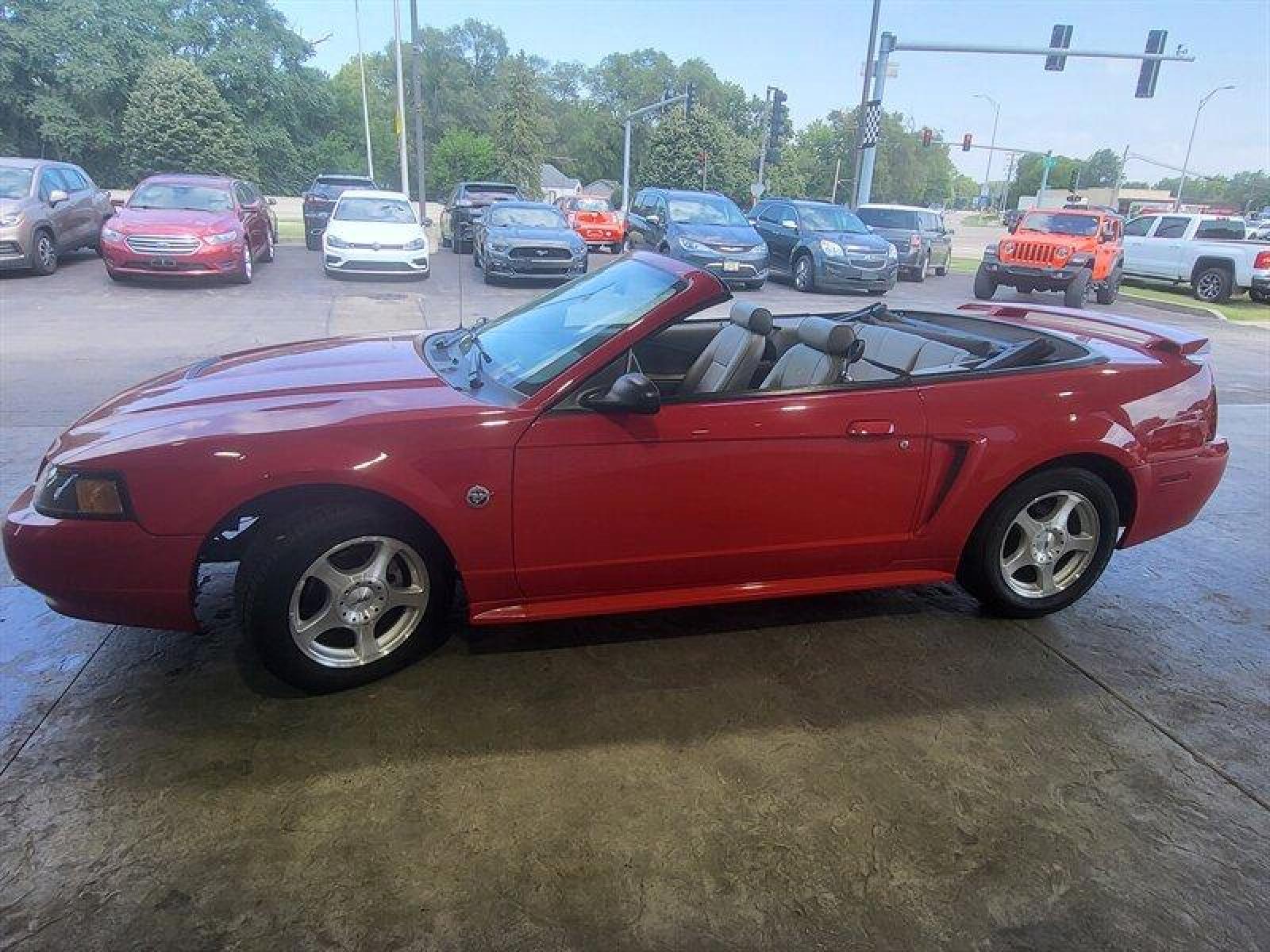 2004 Redfire Clearcoat Ford Mustang Deluxe (1FAFP44664F) with an 3.9L V6 193hp 225ft. lbs. engine, Automatic transmission, located at 25355 Eames Street, Channahon, IL, 60410, (815) 467-1807, 41.429108, -88.228432 - ** WOW ONLY 39,000 MILES. ** If you're ready for a different, no hassle and pleasant car buying experience, then give us a chance! We're breaking the standard Car Sales mold and making one of our very own you'll be sure to appreciate! So, why buy from Crase Auto Connection? Here's a simple answer... - Photo #9