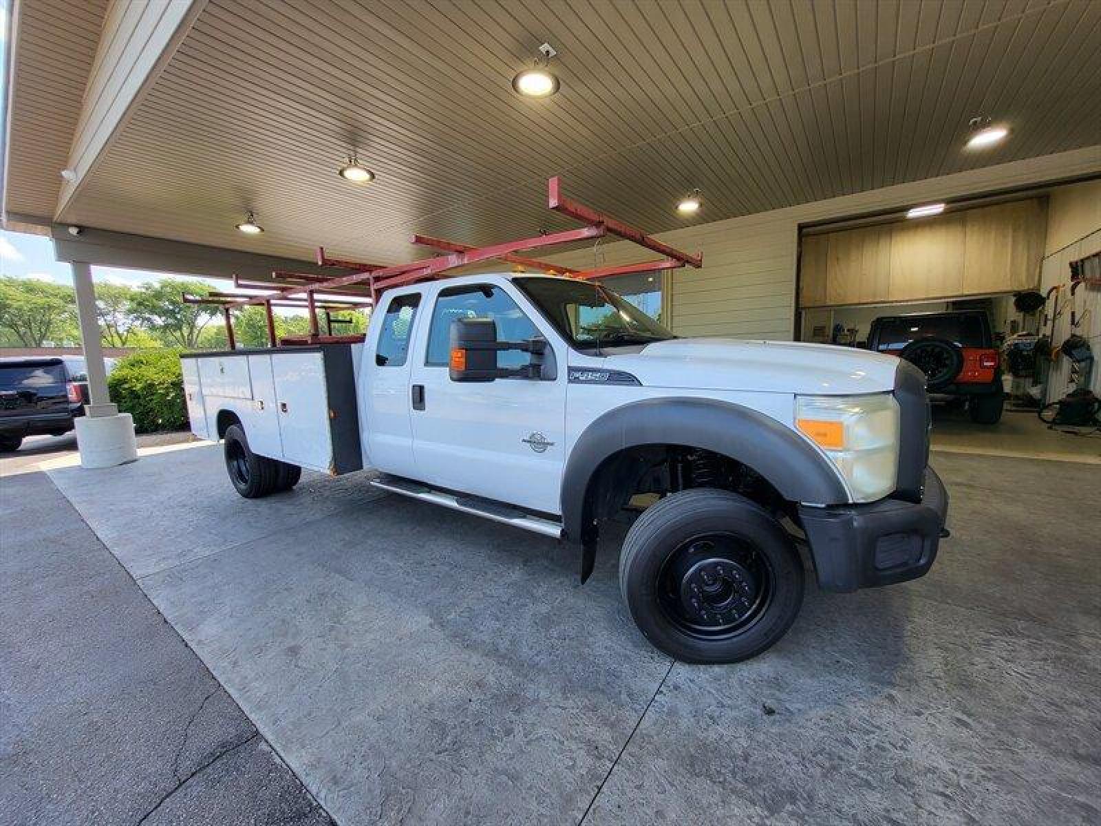 2013 White Ford F-450 (1FD9X4GT8DE) with an 6.7 engine, located at 25355 Eames Street, Channahon, IL, 60410, (815) 467-1807, 41.429108, -88.228432 - Photo #0