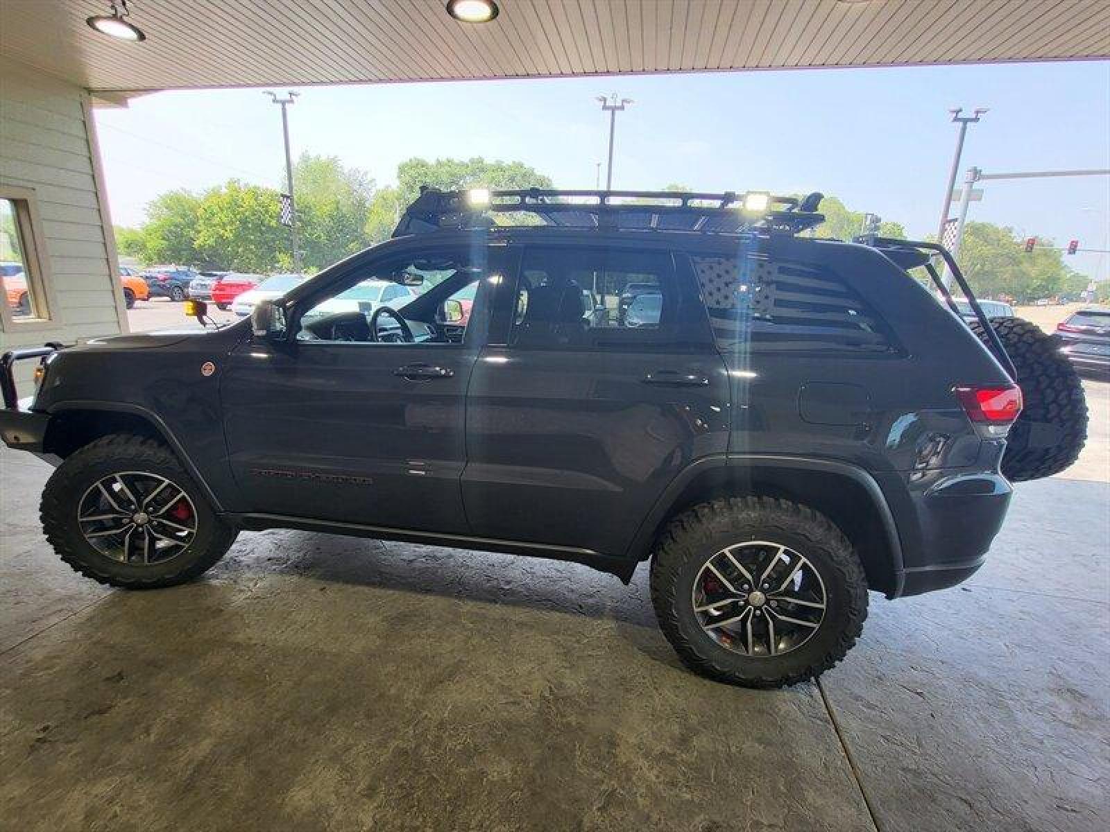 2018 Granite Crystal Metallic Clear Coat Jeep Grand Cherokee Trailhawk (1C4RJFLG3JC) with an Pentastar 3.6L V6 29 engine, Automatic transmission, located at 25355 Eames Street, Channahon, IL, 60410, (815) 467-1807, 41.429108, -88.228432 - ** WOW LOOK AT THIS JEEP, WELL OVER $7,000 IN UPGRADES. 6 MONKEYS TIRE SWING, GOBI STEALTH RACK AND LADDER, ARB COMBINATION BUMPER, WARN M8000 WINCH, PLUS MUCH MORE. 5 BRAND NEW TIRES AS WELL. ** If you're ready for a different, no hassle and pleasant car buying experience, then give us a chance! We - Photo #11