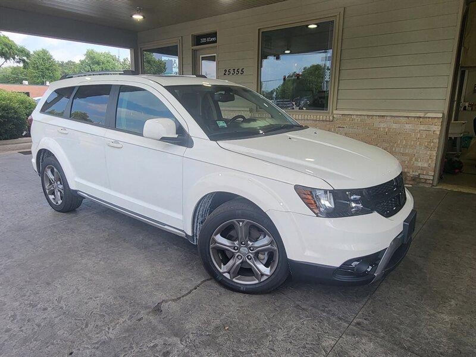 2016 Pearl White Tri-Coat Dodge Journey Crossroad (3C4PDDGG5GT) with an Pentastar 3.6L V6 283hp 260ft. lbs. engine, Automatic transmission, located at 25355 Eames Street, Channahon, IL, 60410, (815) 467-1807, 41.429108, -88.228432 - CLEAN LOW MILE JOURNEY! THIRD SEAT! SUNROOF! LEATHER! *CPO 3 MONTH/3,000 MILE WARRANTY INCLUDED* If you're ready for a different, no hassle and pleasant car buying experience, then give us a chance! We're breaking the standard Car Sales mold and making one of our very own you'll be sure to apprecia - Photo #0
