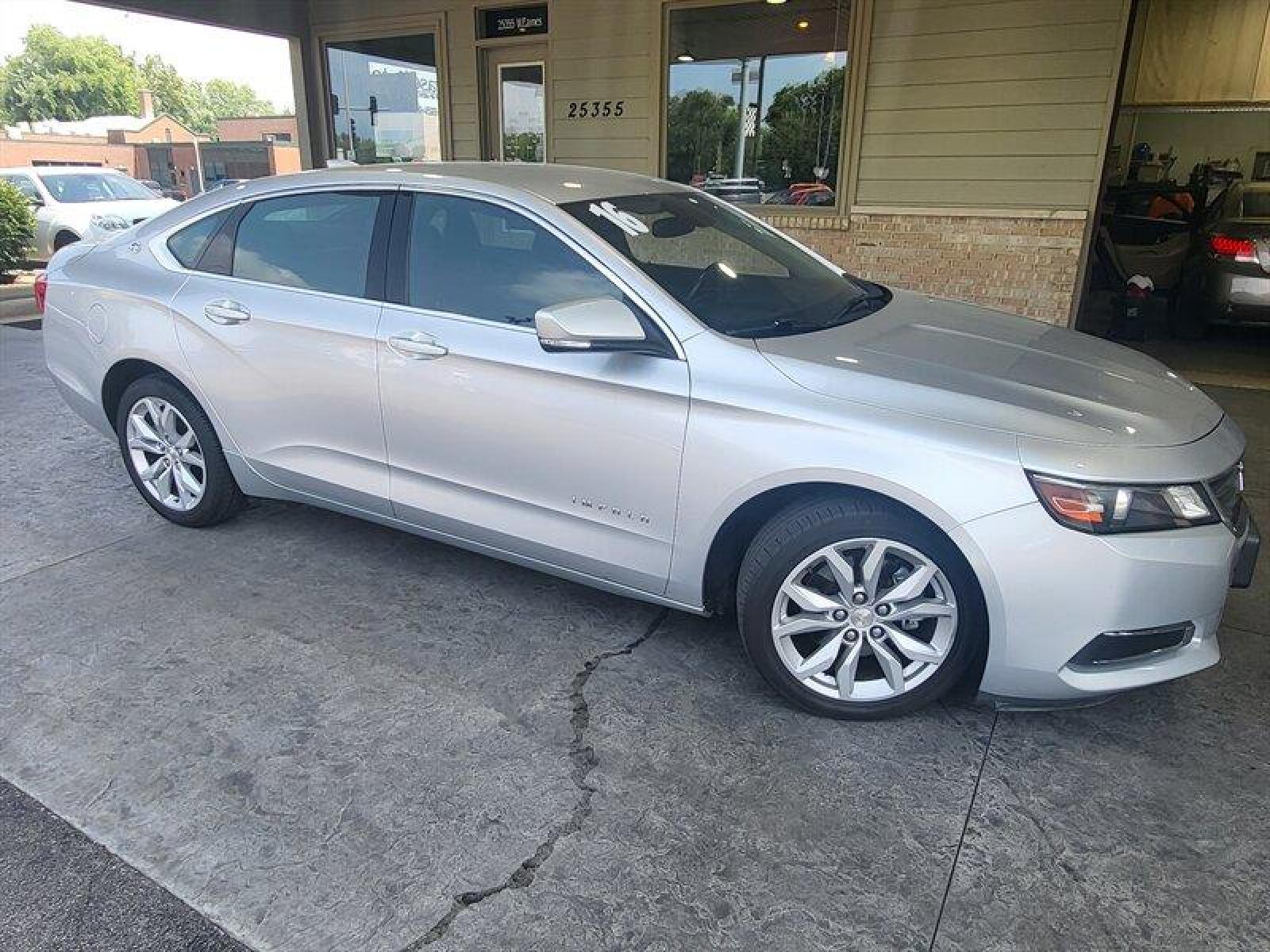 2016 Silver Ice Metallic Chevrolet Impala LT (2G1105SA8G9) with an Ecotec 2.5L I4 196hp 186ft. lbs. engine, Automatic transmission, located at 25355 Eames Street, Channahon, IL, 60410, (815) 467-1807, 41.429108, -88.228432 - CLEAN LOCAL TRADE! LEATHER! BACK UP CAMERA! *CPO 3 MONTH/3,000 MILE WARRANTY INCLUDED* If you're ready for a different, no hassle and pleasant car buying experience, then give us a chance! We're breaking the standard Car Sales mold and making one of our very own you'll be sure to appreciate! So, why - Photo #2