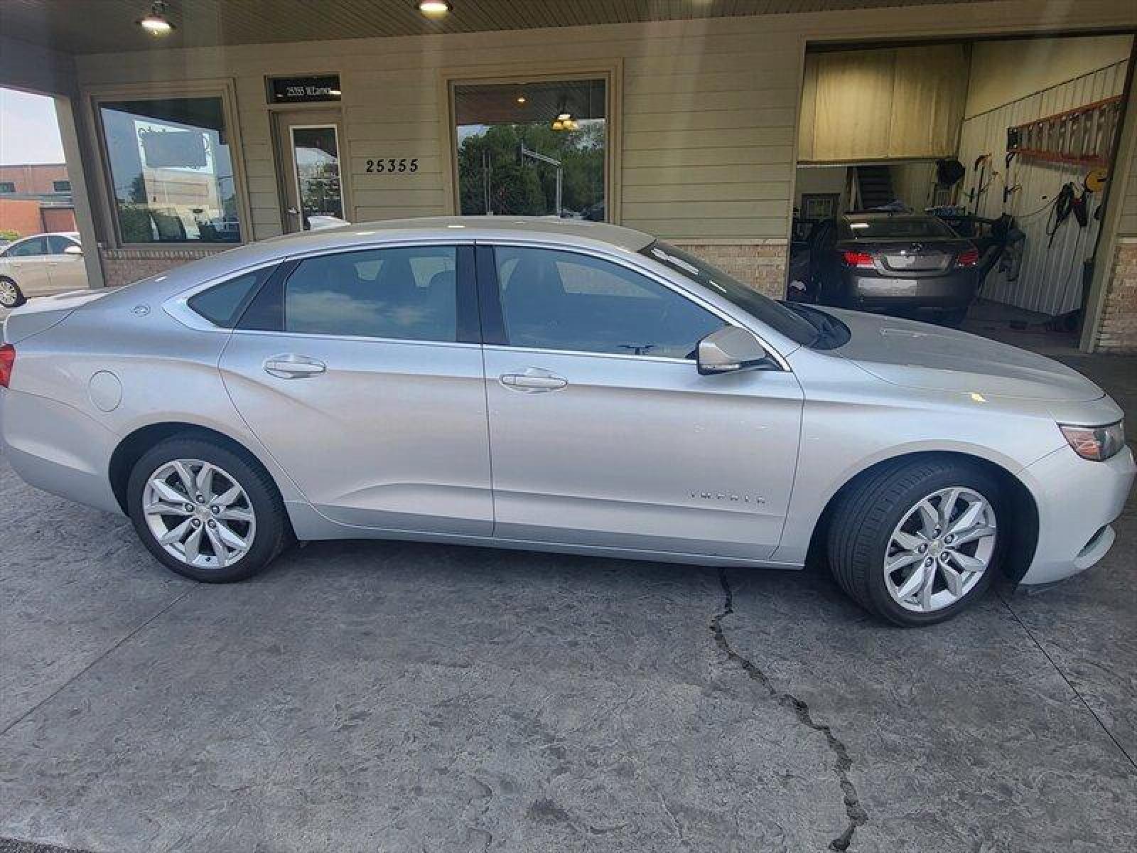 2016 Silver Ice Metallic Chevrolet Impala LT (2G1105SA8G9) with an Ecotec 2.5L I4 196hp 186ft. lbs. engine, Automatic transmission, located at 25355 Eames Street, Channahon, IL, 60410, (815) 467-1807, 41.429108, -88.228432 - CLEAN LOCAL TRADE! LEATHER! BACK UP CAMERA! *CPO 3 MONTH/3,000 MILE WARRANTY INCLUDED* If you're ready for a different, no hassle and pleasant car buying experience, then give us a chance! We're breaking the standard Car Sales mold and making one of our very own you'll be sure to appreciate! So, why - Photo #4