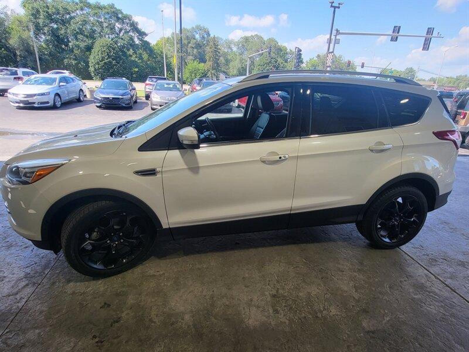 2014 White Platinum Metallic Tri-Coat Ford Escape Titanium (1FMCU0JX2EU) with an EcoBoost 1.6L Turbo I4 178hp 184ft. lbs. engine, Automatic transmission, located at 25355 Eames Street, Channahon, IL, 60410, (815) 467-1807, 41.429108, -88.228432 - Photo #10