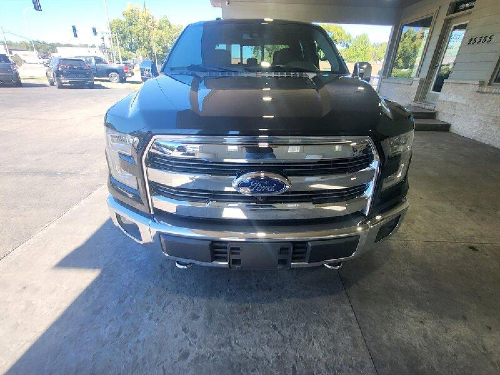 2015 Tuxedo Black Metallic Ford F-150 Lariat (1FTEW1EF9FF) with an 5.0L Flex Fuel V8 385hp 387ft. lbs. engine, Automatic transmission, located at 25355 Eames Street, Channahon, IL, 60410, (815) 467-1807, 41.429108, -88.228432 - ** LOWERED, ADJUSTABLE AIR LIFT SUSPENSION, SCT PROGRAMMER, NICE CLEAN TRUCK. ** If you're ready for a different, no hassle and pleasant car buying experience, then give us a chance! We're breaking the standard Car Sales mold and making one of our very own you'll be sure to appreciate! So, why buy - Photo #17