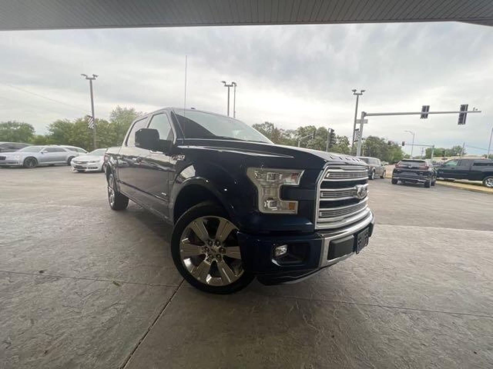 2016 Blue Jeans Ford F-150 Limited (1FTEW1CG3GF) with an EcoBoost 3.5L Twin Turbo V6 365hp 420ft. lbs. engine, Automatic transmission, located at 25355 Eames Street, Channahon, IL, 60410, (815) 467-1807, 41.429108, -88.228432 - SUPER CLEAN LOW MILEAGE LOADED TRADE! HEATED AND COOLED LEATHER! SUNROOF! BACK UP CAMERA! NAVI! REMOTE START! *3 MONTH/3,000 MILE CPO WARRANTY INCLUDED* If you're ready for a different, no hassle and pleasant car buying experience, then give us a chance! We're breaking the standard Car Sales mold an - Photo #0
