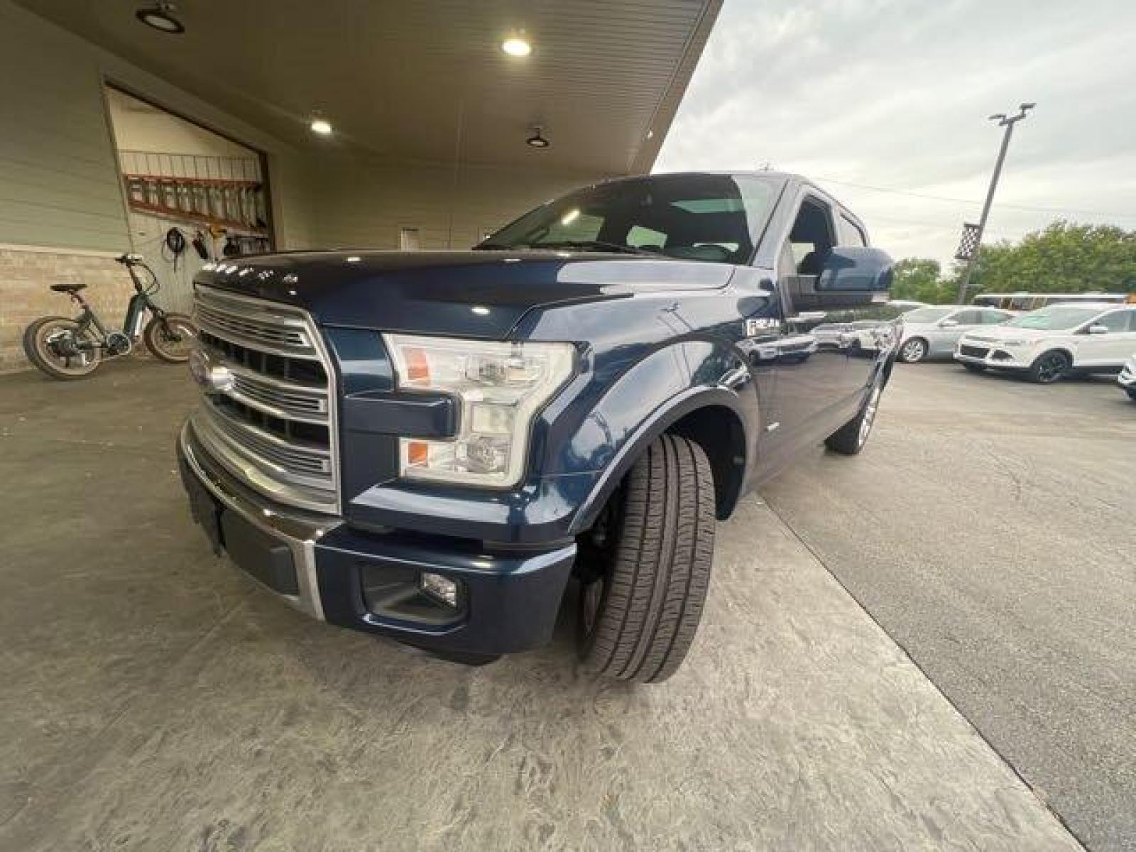 2016 Blue Jeans Ford F-150 Limited (1FTEW1CG3GF) with an EcoBoost 3.5L Twin Turbo V6 365hp 420ft. lbs. engine, Automatic transmission, located at 25355 Eames Street, Channahon, IL, 60410, (815) 467-1807, 41.429108, -88.228432 - SUPER CLEAN LOW MILEAGE LOADED TRADE! HEATED AND COOLED LEATHER! SUNROOF! BACK UP CAMERA! NAVI! REMOTE START! *3 MONTH/3,000 MILE CPO WARRANTY INCLUDED* If you're ready for a different, no hassle and pleasant car buying experience, then give us a chance! We're breaking the standard Car Sales mold an - Photo #8