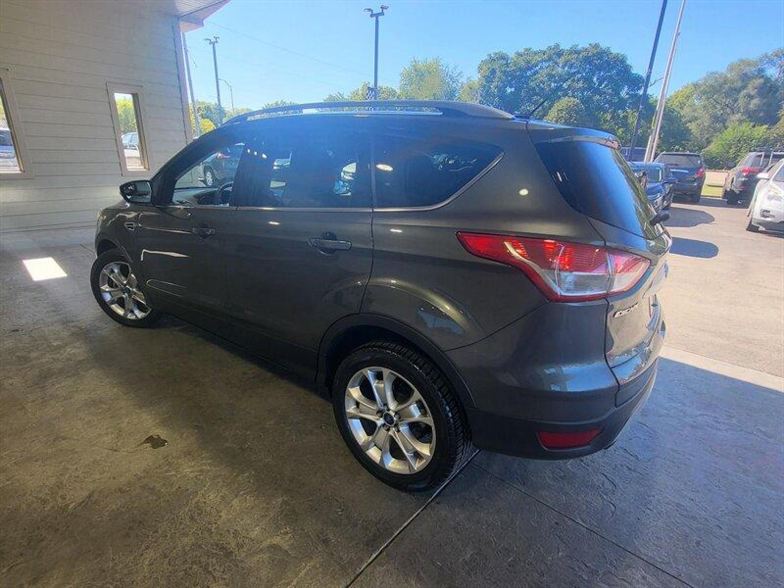 2015 Magnetic Metallic Ford Escape Titanium (1FMCU0J9XFU) with an EcoBoost 2.0L Turbo I4 240hp 270ft. lbs. engine, Automatic transmission, located at 25355 Eames Street, Channahon, IL, 60410, (815) 467-1807, 41.429108, -88.228432 - CLEAN LOCAL TRADE! *CPO 3 MONTH/3,000 MILE WARRANTY INCLUDED* If you're ready for a different, no hassle and pleasant car buying experience, then give us a chance! We're breaking the standard Car Sales mold and making one of our very own you'll be sure to appreciate! So, why buy from Crase Auto Conn - Photo #10