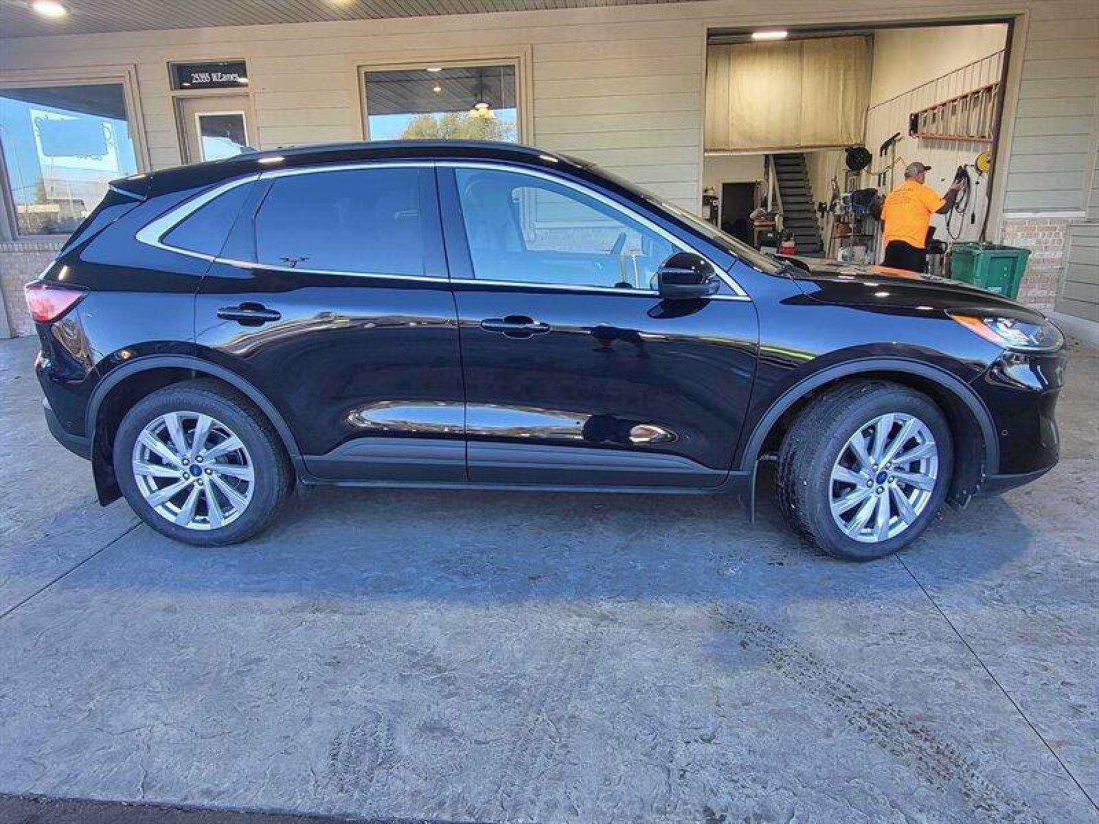 2022 Agate Black Ford Escape Titanium (1FMCU9J99NU) with an EcoBoost 2.0L Turbo I4 250hp 280ft. lbs. engine, Automatic transmission, located at 25355 Eames Street, Channahon, IL, 60410, (815) 467-1807, 41.429108, -88.228432 - If you're ready for a different, no hassle and pleasant car buying experience, then give us a chance! We're breaking the standard Car Sales mold and making one of our very own you'll be sure to appreciate! So, why buy from Crase Auto Connection? Here's a simple answer... For the experience you deser - Photo #2
