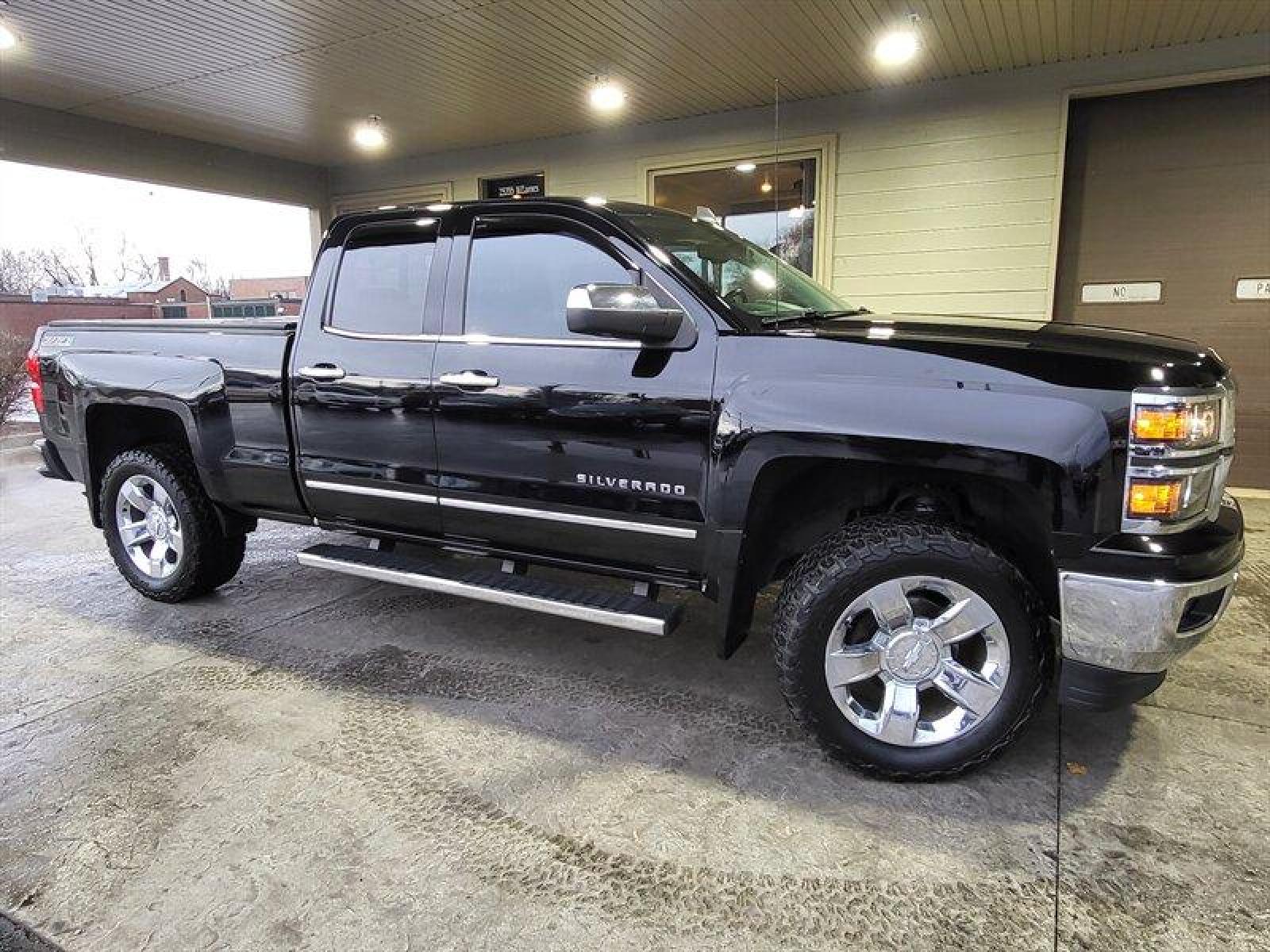 2015 Black Chevrolet Silverado 1500 LTZ 2LZ (1GCVKSEC4FZ) with an EcoTec3 5.3L V8 355hp 383ft. lbs. engine, Automatic transmission, located at 25355 Eames Street, Channahon, IL, 60410, (815) 467-1807, 41.429108, -88.228432 - CLEAN LOADED LOCAL TRADE! LOADED WITH ALL THE FEATURES YOU DESERVE! HEATEDF LEATHER! NAVIGATION! BACK UP CAMERA! REMOTE START! If you're ready for a different, no hassle and pleasant car buying experience, then give us a chance! We're breaking the standard Car Sales mold and making one of our very o - Photo #2