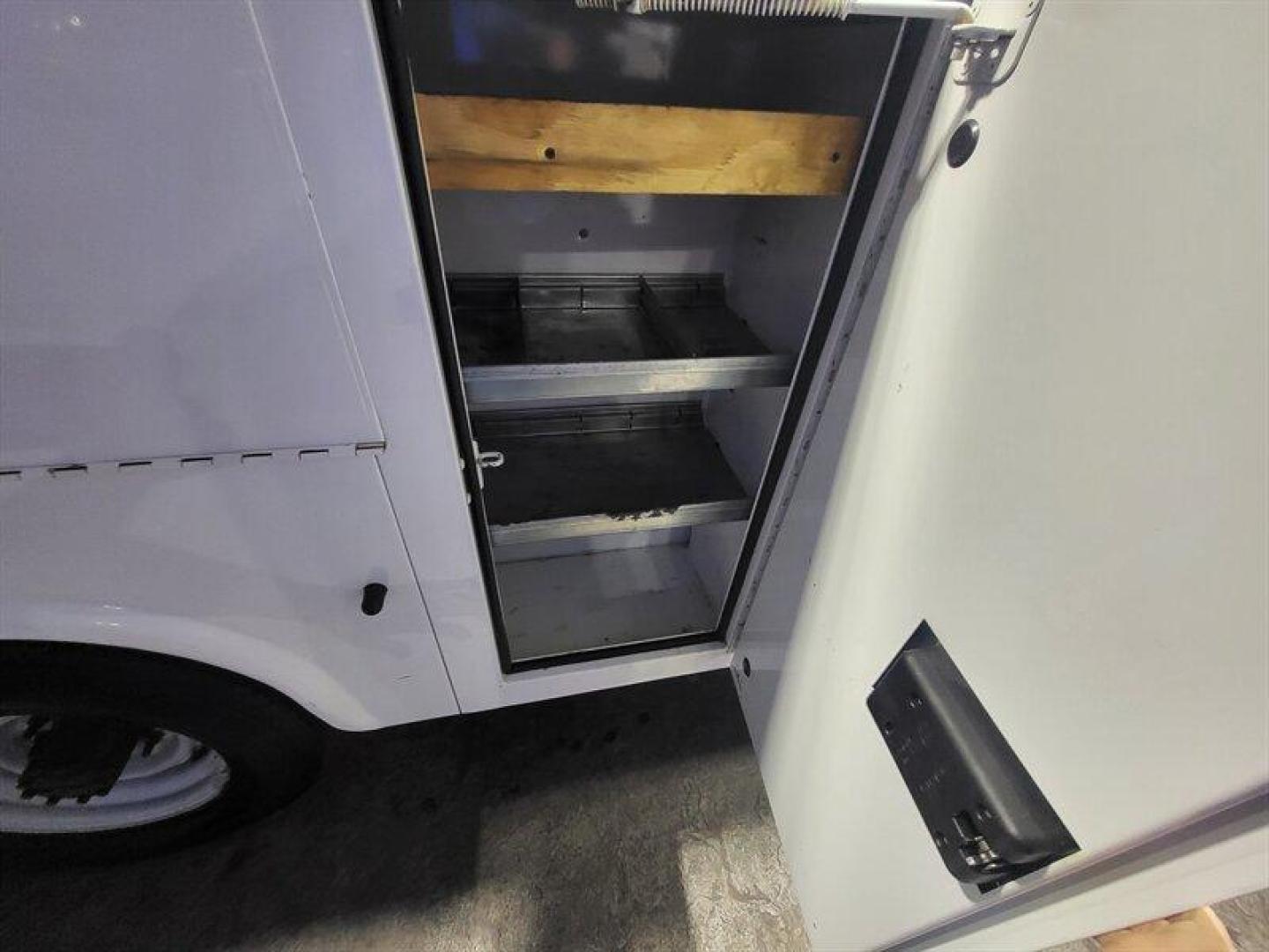 2015 White Ford E-Series Van Base Cutaway (1FDWE3FL9FD) with an Triton 5.4L Flex Fuel V8 255hp 350ft. lbs. engine, Automatic transmission, located at 25355 Eames Street, Channahon, IL, 60410, (815) 467-1807, 41.429108, -88.228432 - ** KNAPHEIDE PLUMBERS UTILITY BODY, CLEAN LOCAL TRADE! ** If you're ready for a different, no hassle and pleasant car buying experience, then give us a chance! We're breaking the standard Car Sales mold and making one of our very own you'll be sure to appreciate! So, why buy from Crase Auto Connecti - Photo#32