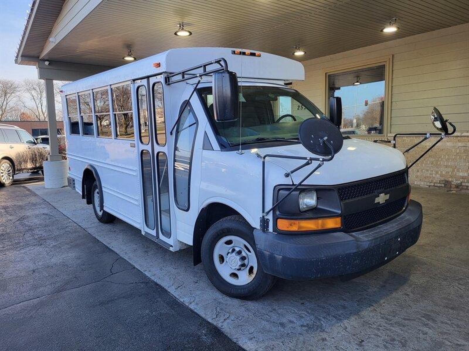 2007 White Chevrolet Express Work Van Cutaway (1GBHG31VX71) , Automatic transmission, located at 25355 Eames Street, Channahon, IL, 60410, (815) 467-1807, 41.429108, -88.228432 - ** COLLINS 15 PASSENGER BUS, ONLY 58,000 MILES. **If you're ready for a different, no hassle and pleasant car buying experience, then give us a chance! We're breaking the standard Car Sales mold and making one of our very own you'll be sure to appreciate! So, why buy from Crase Auto Connection? Here - Photo #0
