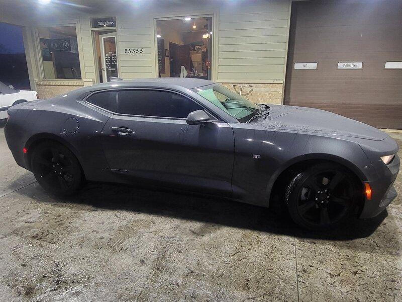 2017 Nightfall Gray Metallic Chevrolet Camaro 2LT 2LT (1G1FD1RS1H0) with an 3.6 engine, Automatic transmission, located at 25355 Eames Street, Channahon, IL, 60410, (815) 467-1807, 41.429108, -88.228432 - Ladies and gentlemen, buckle up and get ready to cruise in style with the 2017 Chevrolet Camaro LT! This baby is powered by a 3.6 engine that will have you feeling like a race car driver in no time. And with less than 48,000 miles on the odometer, this beauty has barely even broken a sweat. Now, le - Photo #1