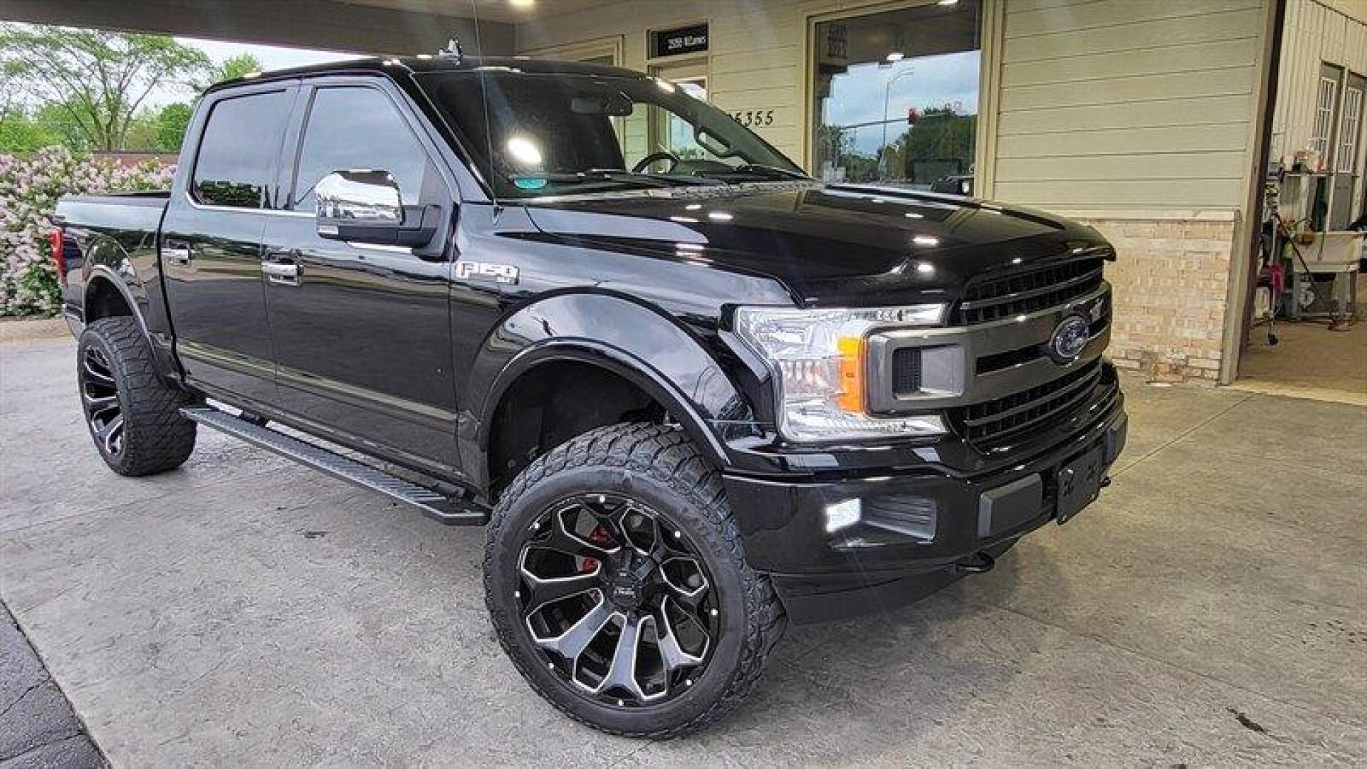 2018 Shadow Black Ford F-150 XLT (1FTEW1EG0JF) with an EcoBoost 3.5L Twin Turbo V6 375hp 470ft. lbs. engine, Automatic transmission, located at 25355 Eames Street, Channahon, IL, 60410, (815) 467-1807, 41.429108, -88.228432 - Photo#0