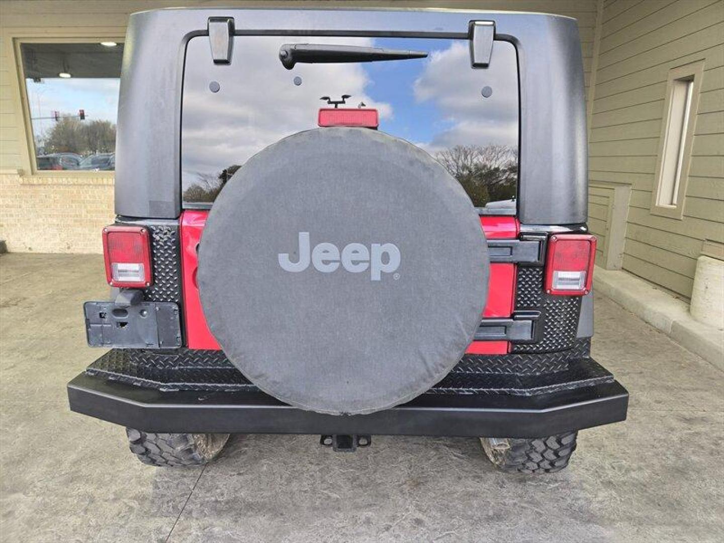 2007 Flame Red Clearcoat Jeep Wrangler Rubicon (1J8GA64197L) with an 3.8L V6 205hp 240ft. lbs. engine, 6 Speed Manual transmission, located at 25355 Eames Street, Channahon, IL, 60410, (815) 467-1807, 41.429108, -88.228432 - Photo#4